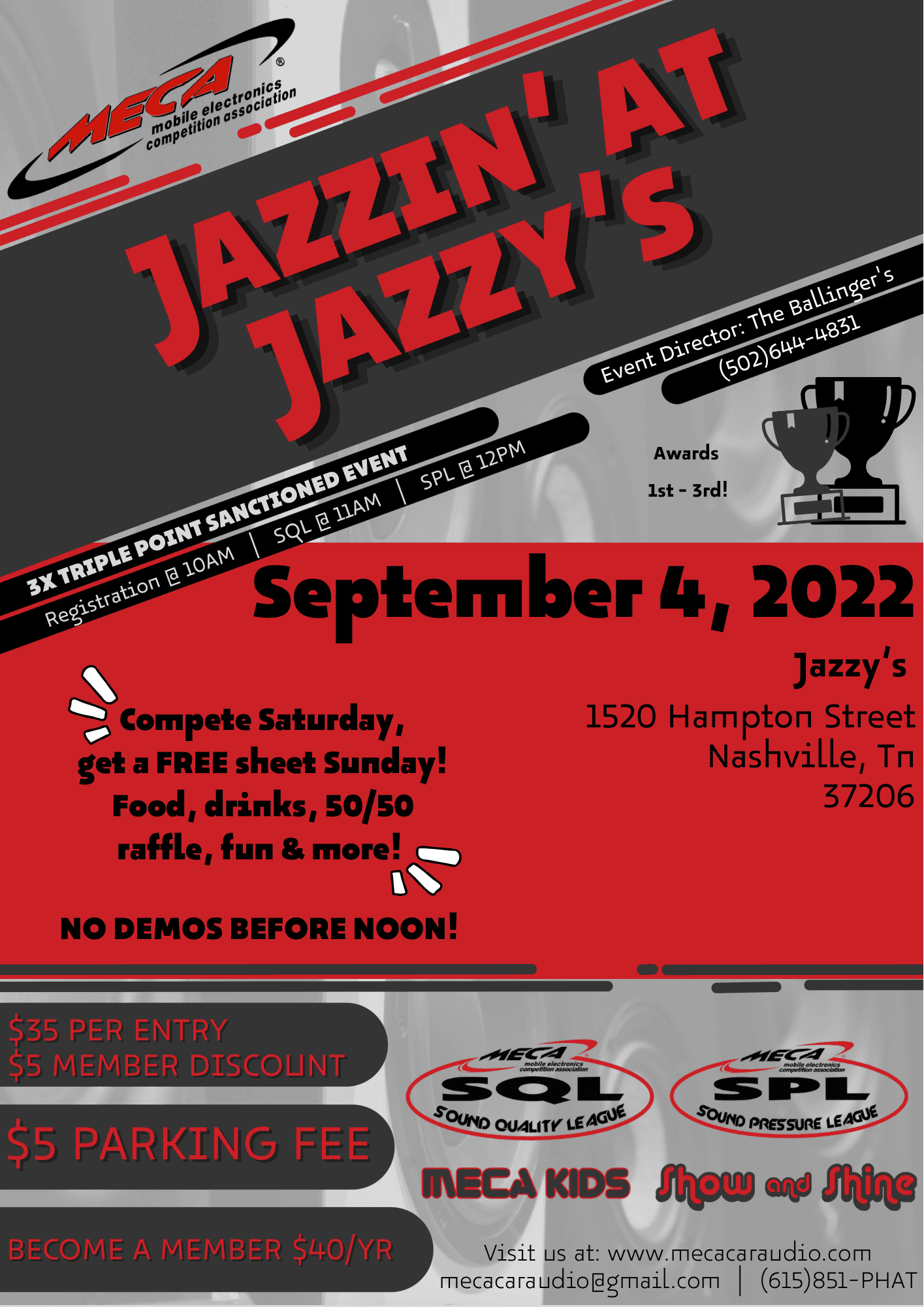 Jazzin’ At Jazzy’s Flyer