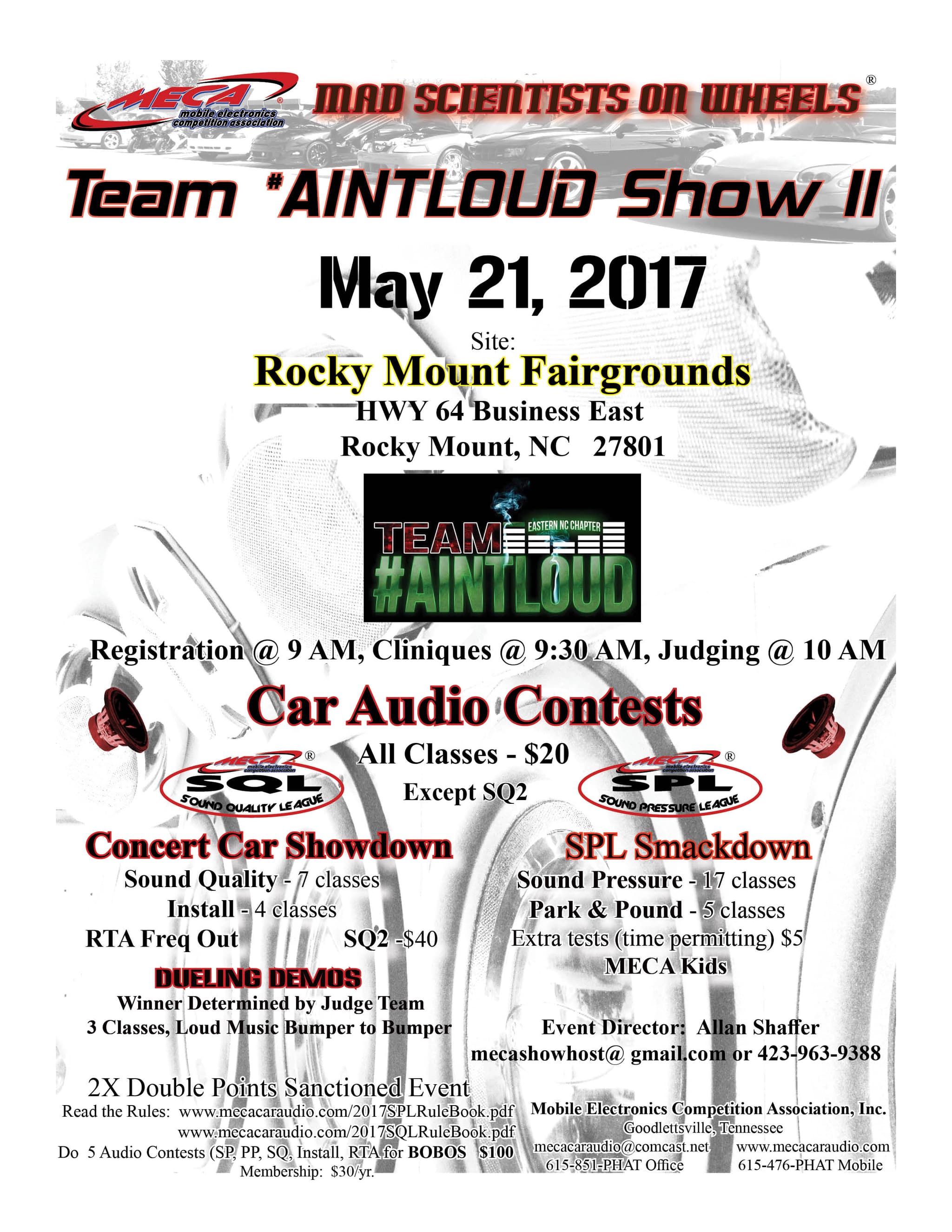 Team #AINTLOUD Show II Flyer