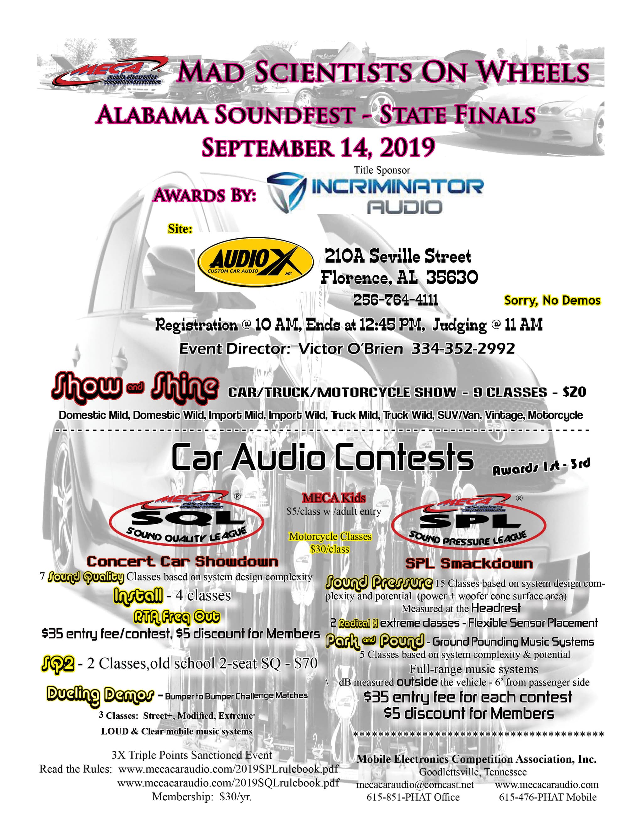 Alabama Soundfest - State Finals Flyer