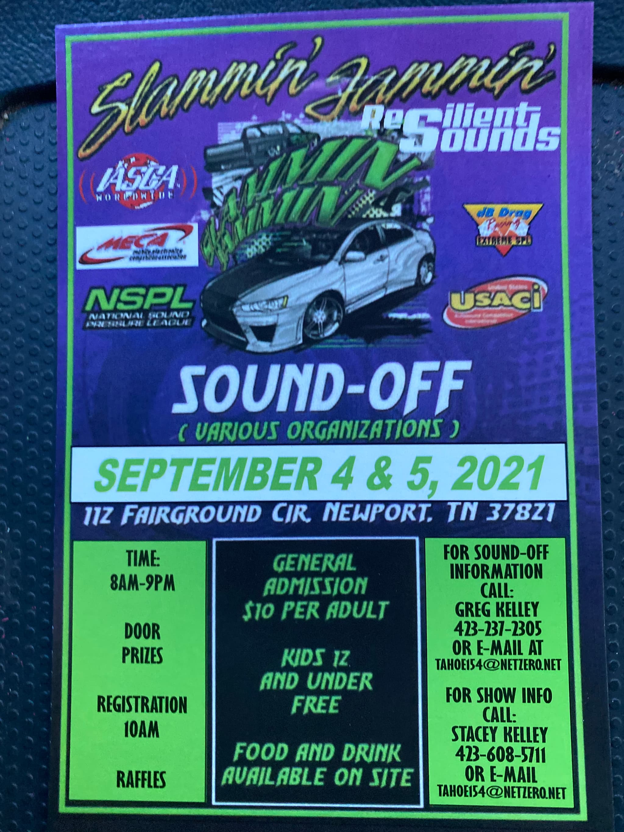 Slammin 'N' Jammin I Flyer