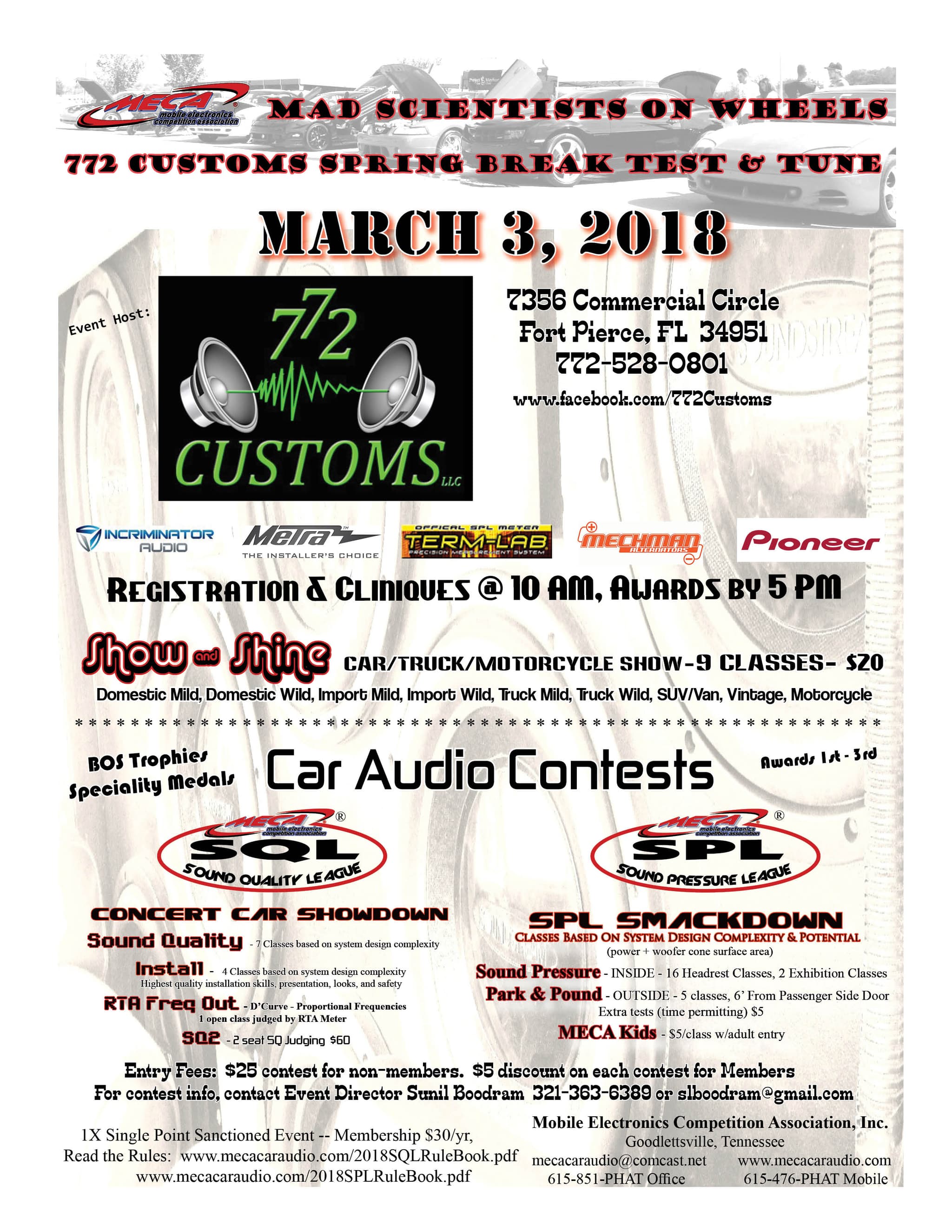 Spring Break Test & Tune Flyer