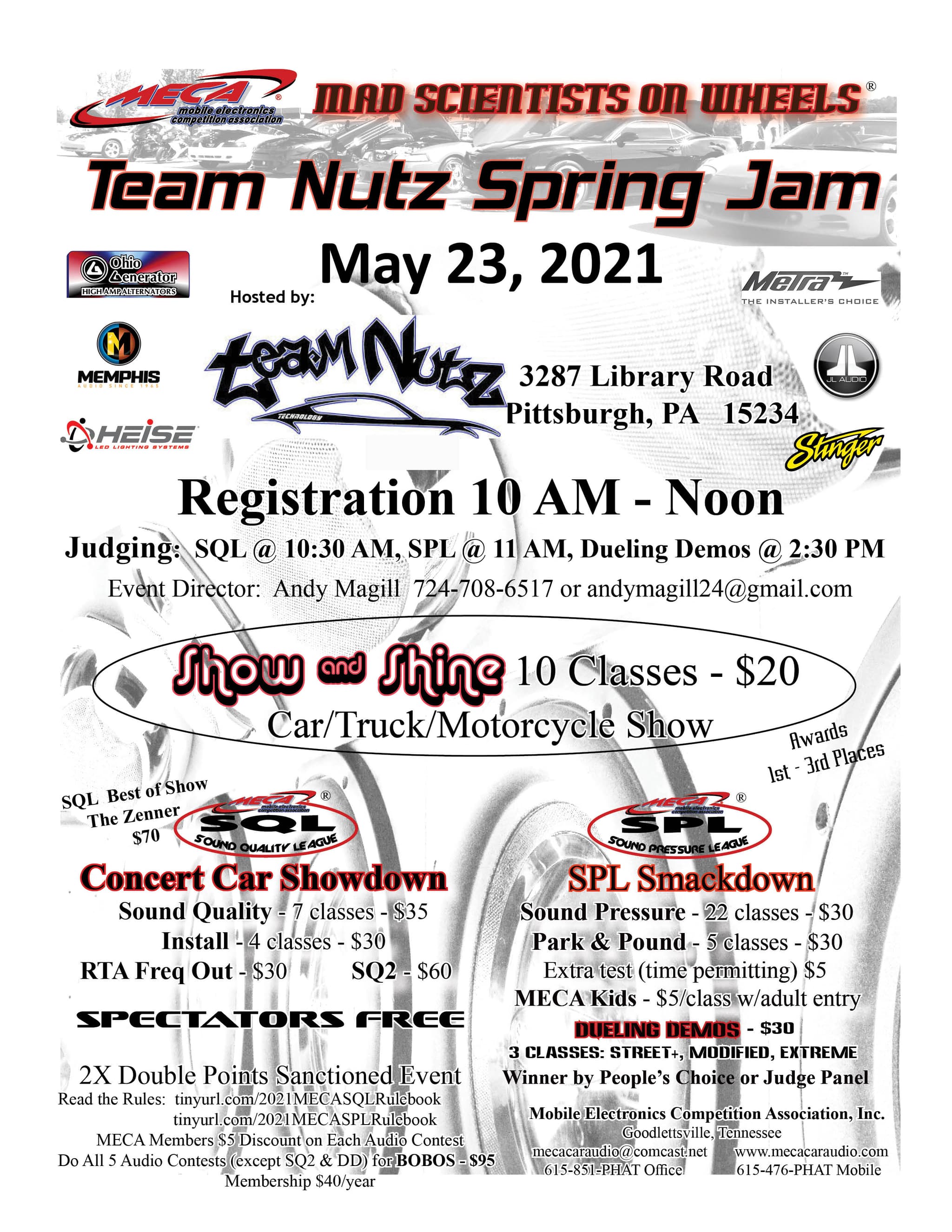 Team Nutz Spring Jam Flyer
