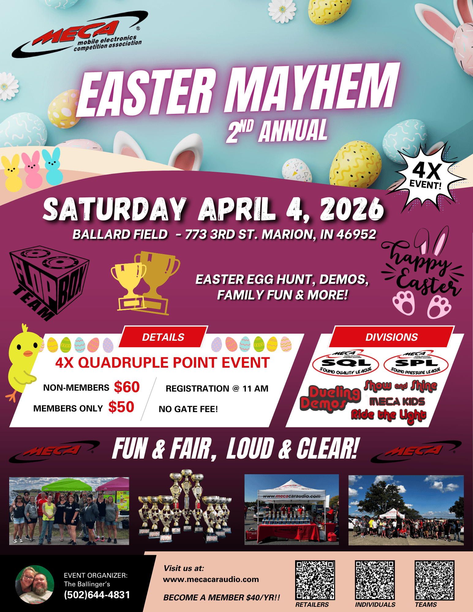 Easter Mayhem Flyer