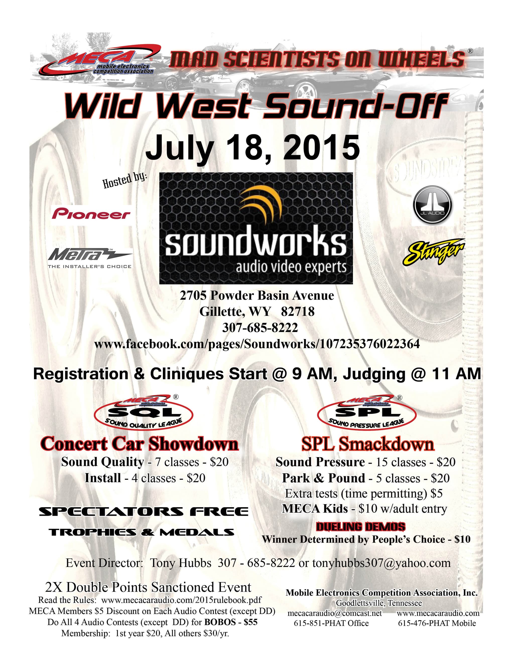 Wild West Sound-off Flyer