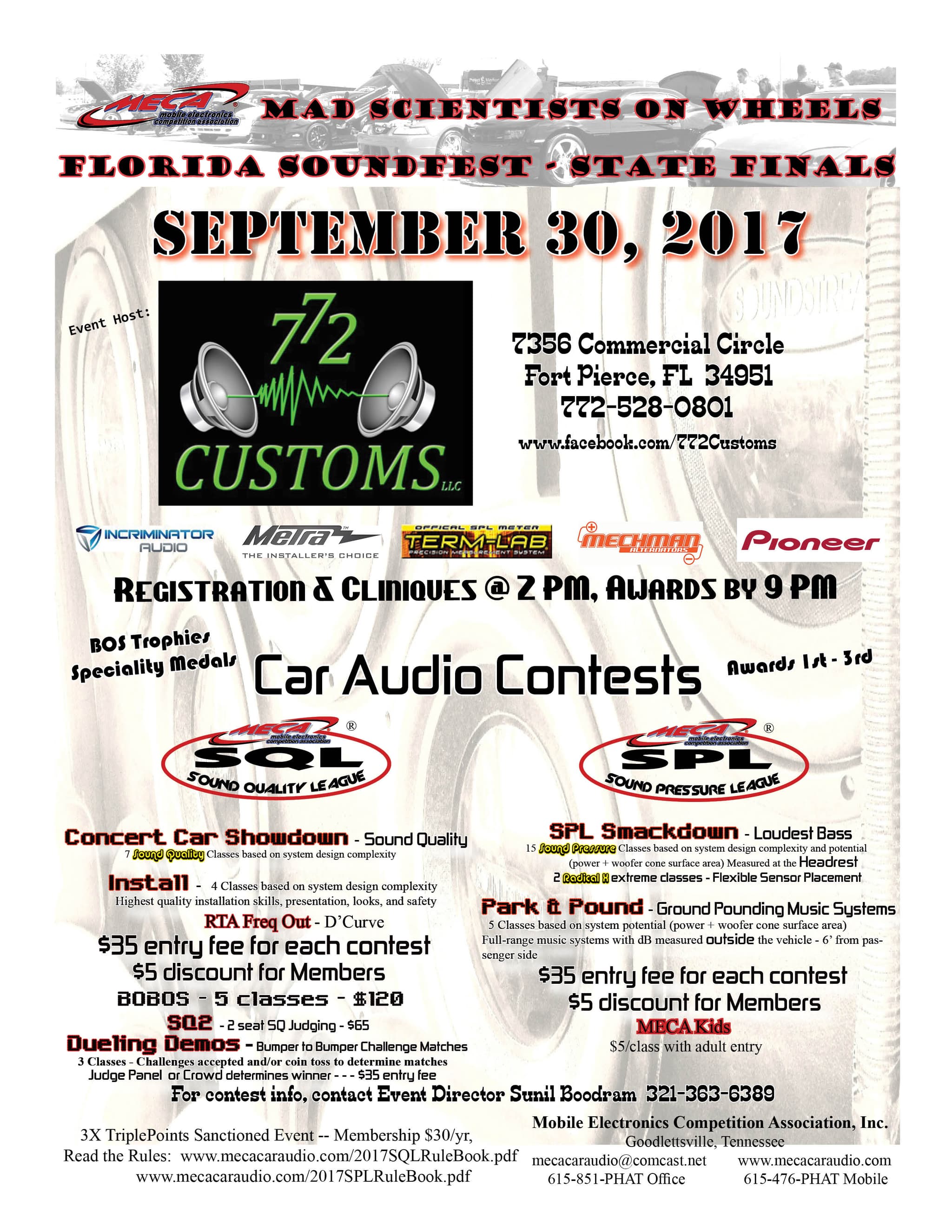 Florida Soundfest - State Finals Flyer