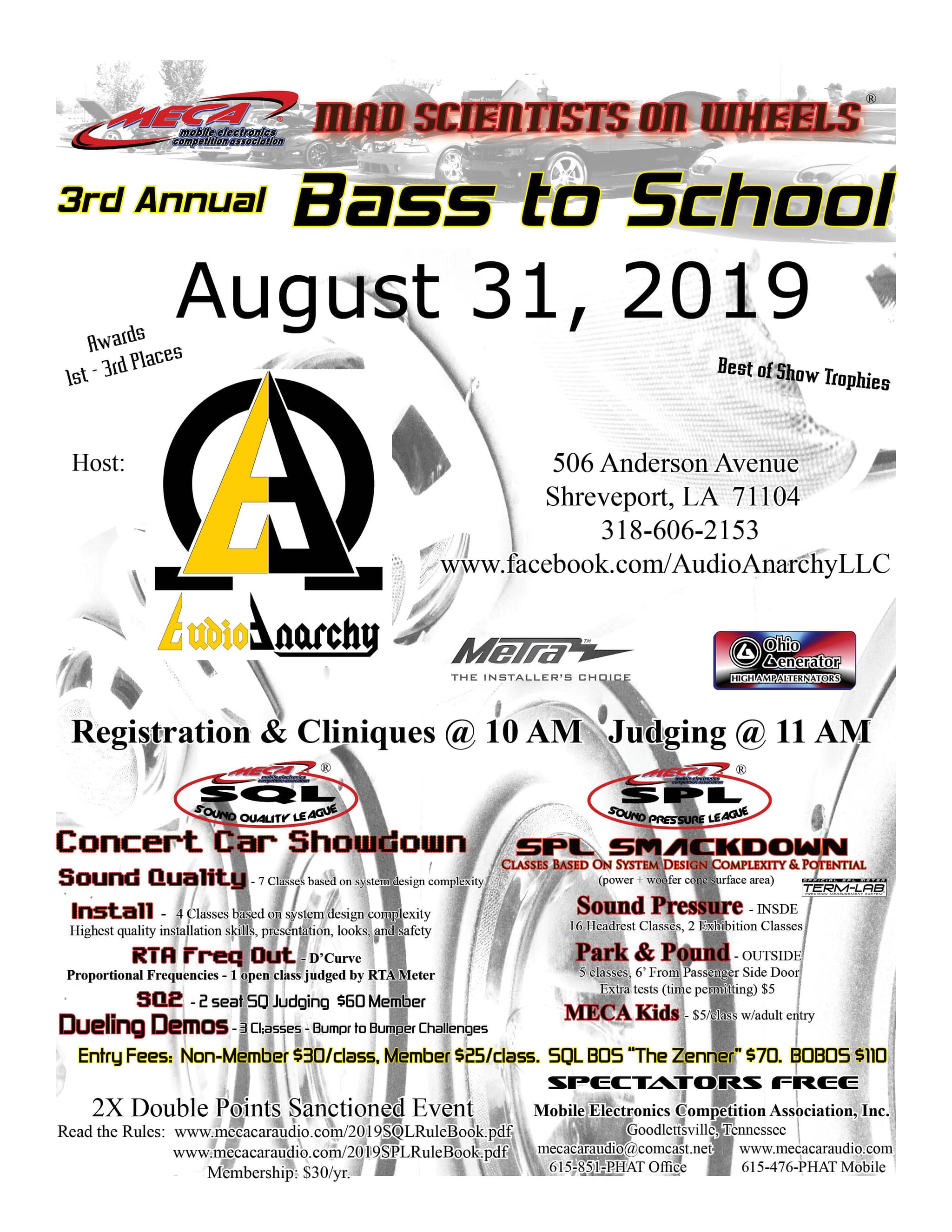 3rd Annual Bass to School Flyer