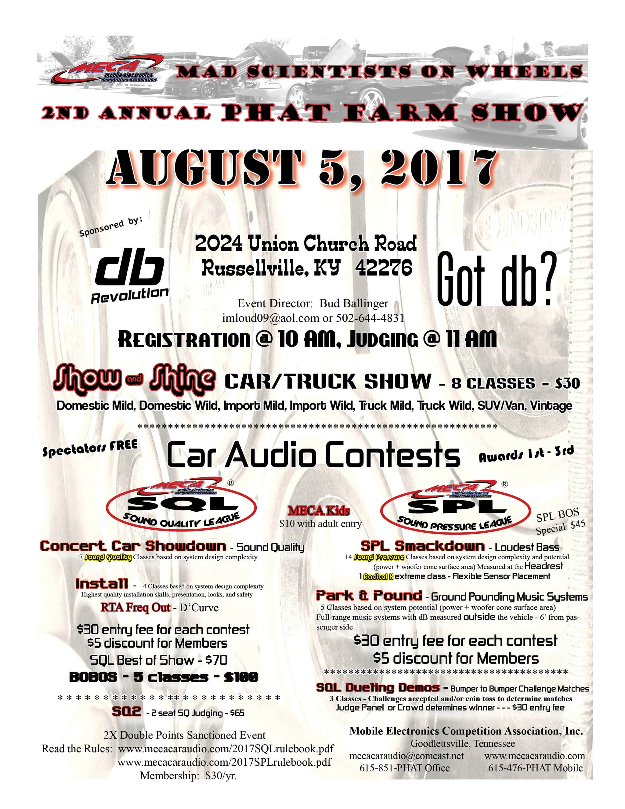 Phat Farm Show Flyer