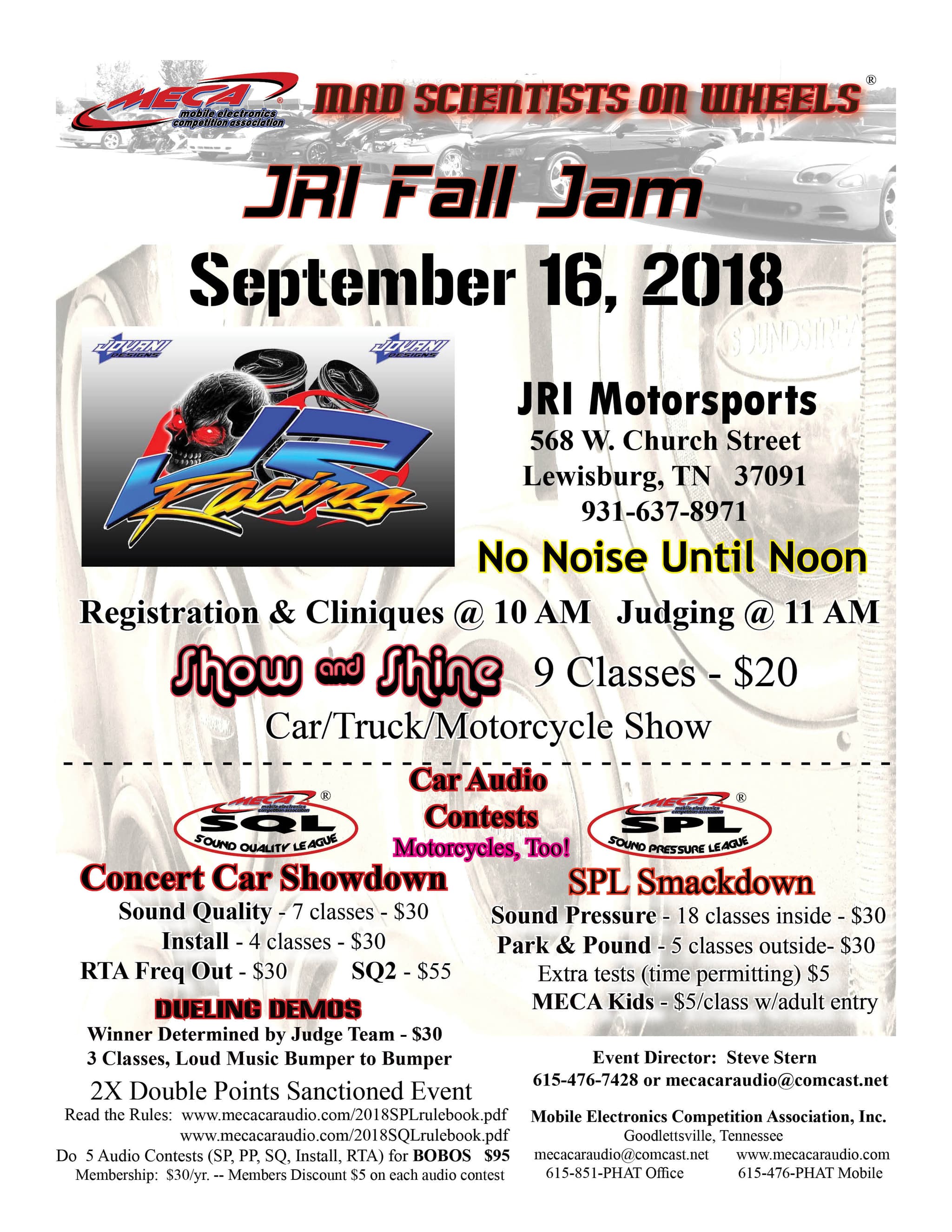 JRI Fall Jam Flyer
