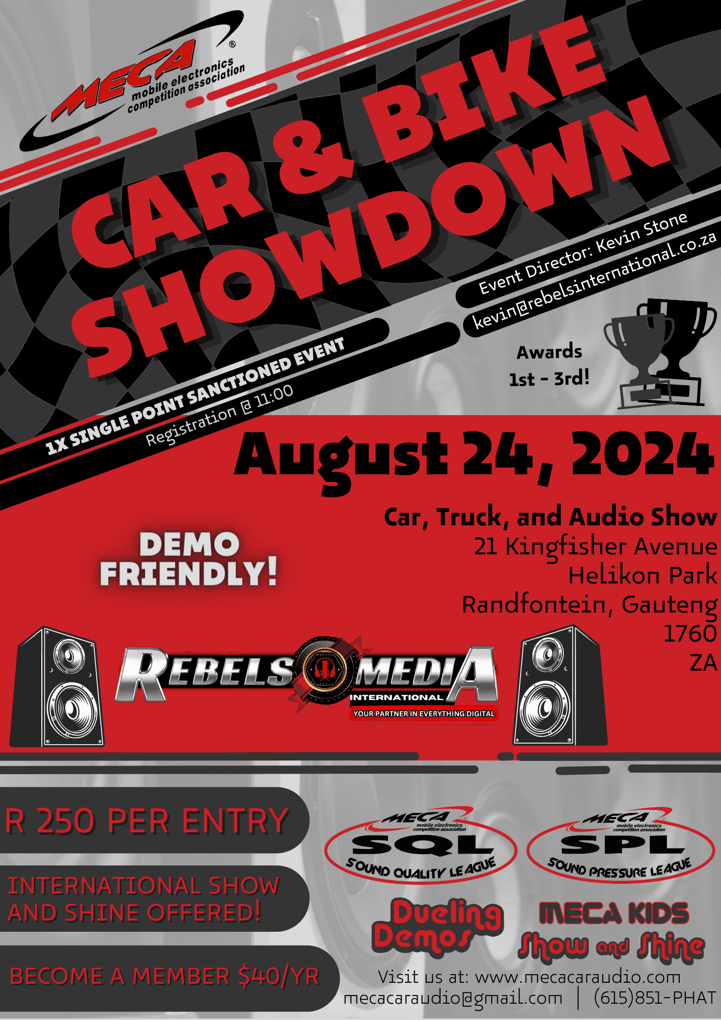 Car & Bike Showdown Flyer