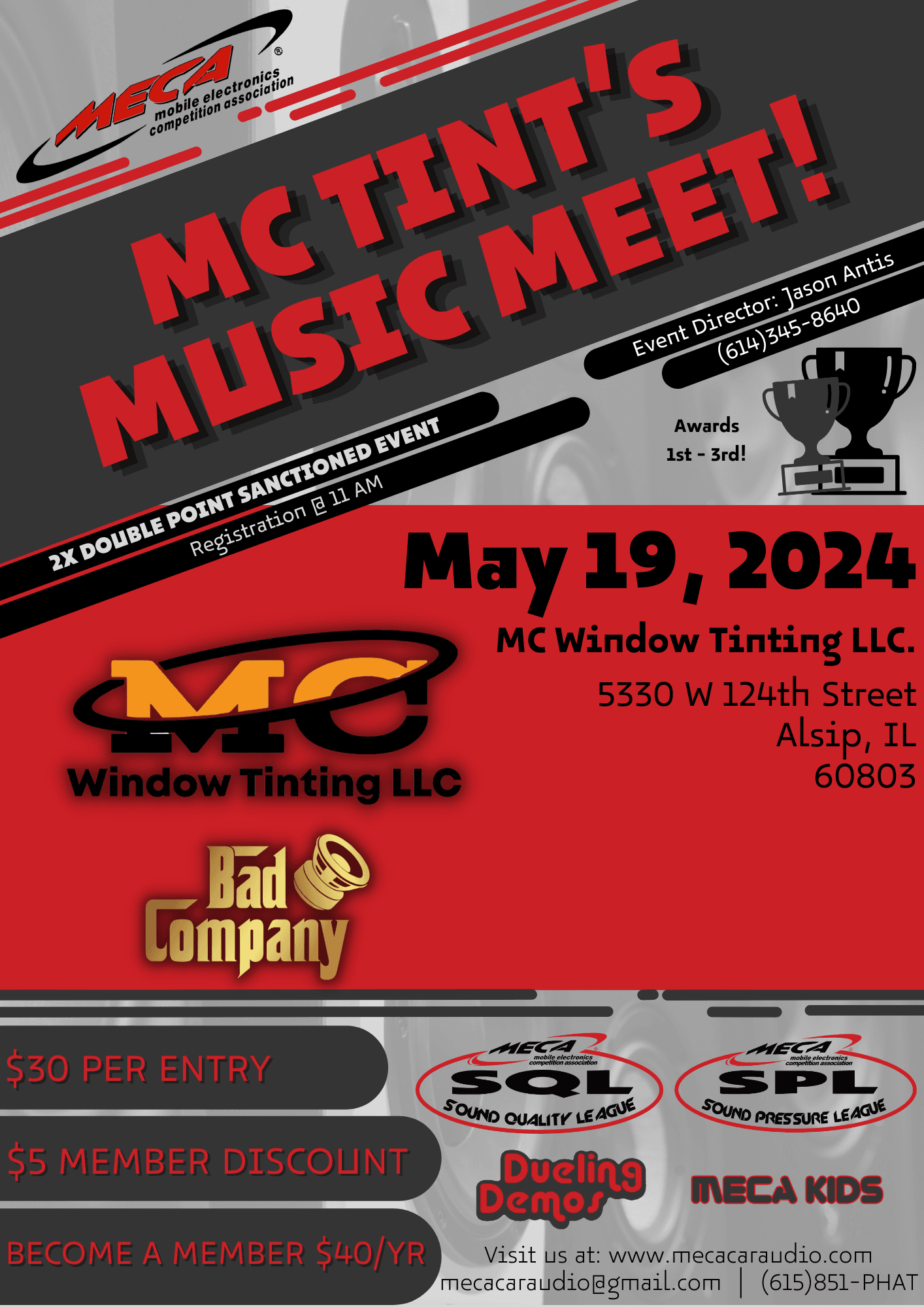 MC Tint's Music Meet! Flyer