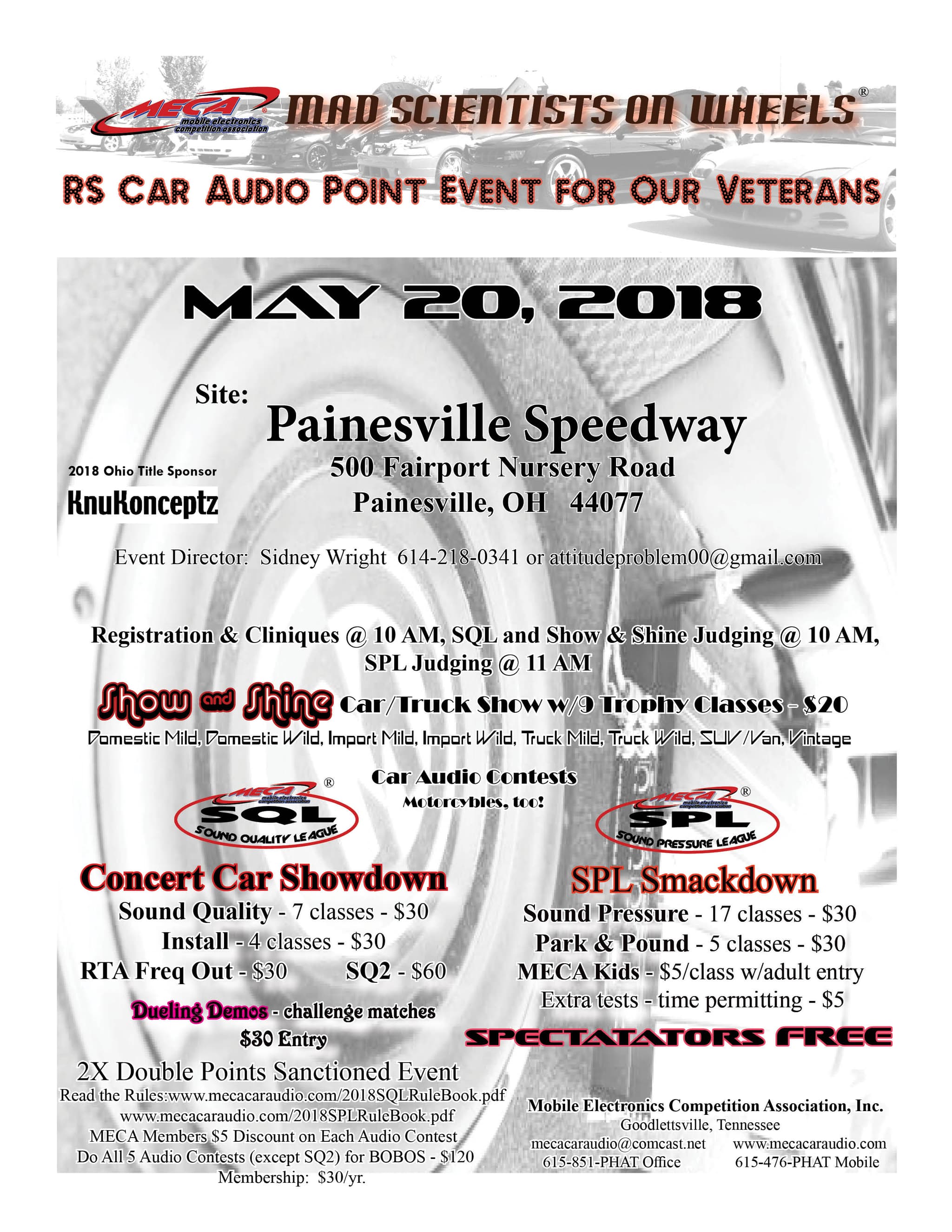 RS Car Audio Point Event for Our Veterans Flyer