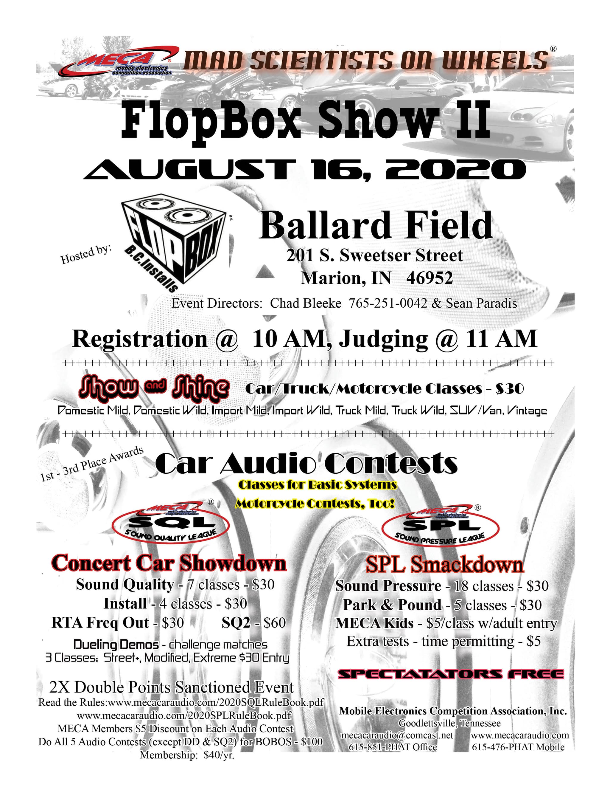 FlopBox Show II Flyer