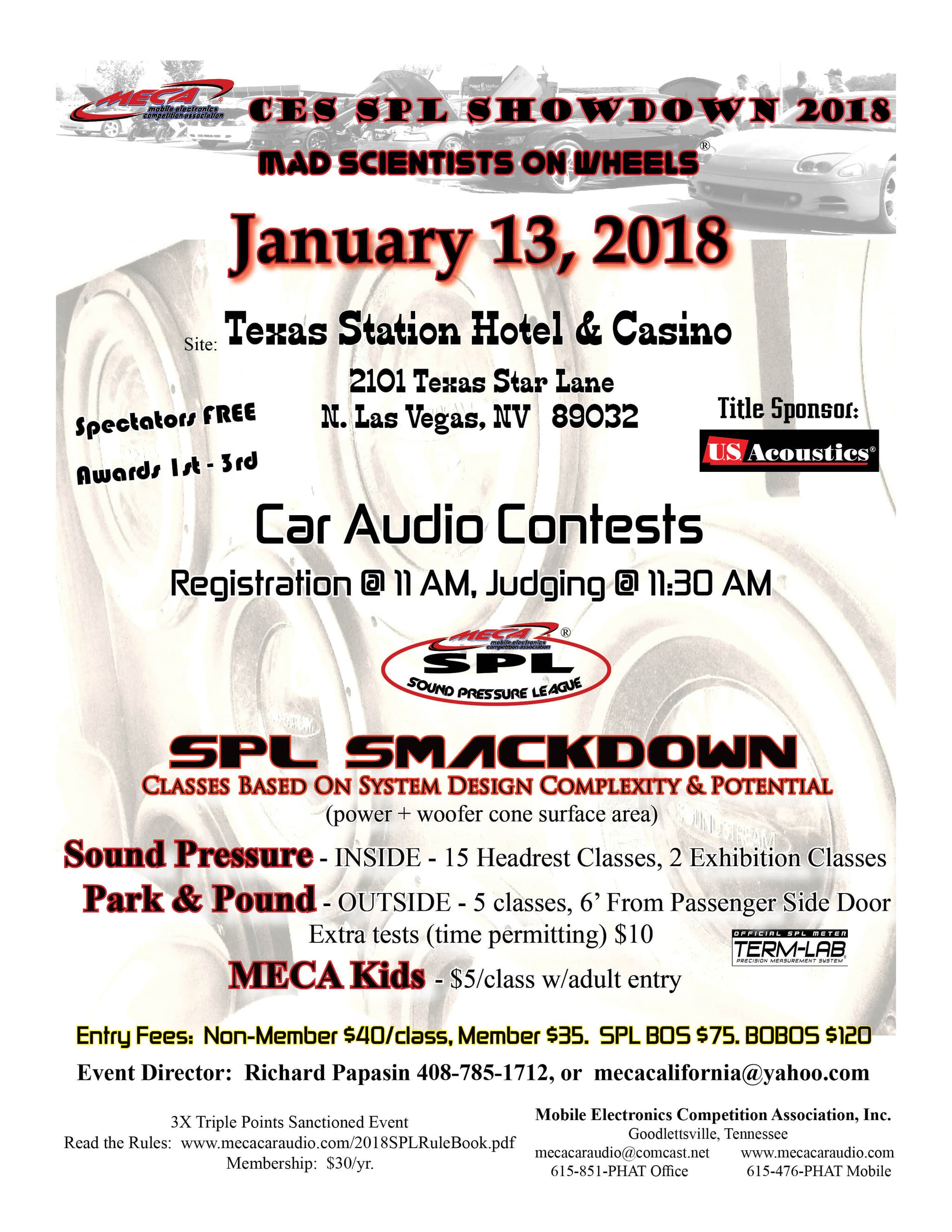 CES Showdown 2018 SPL Flyer