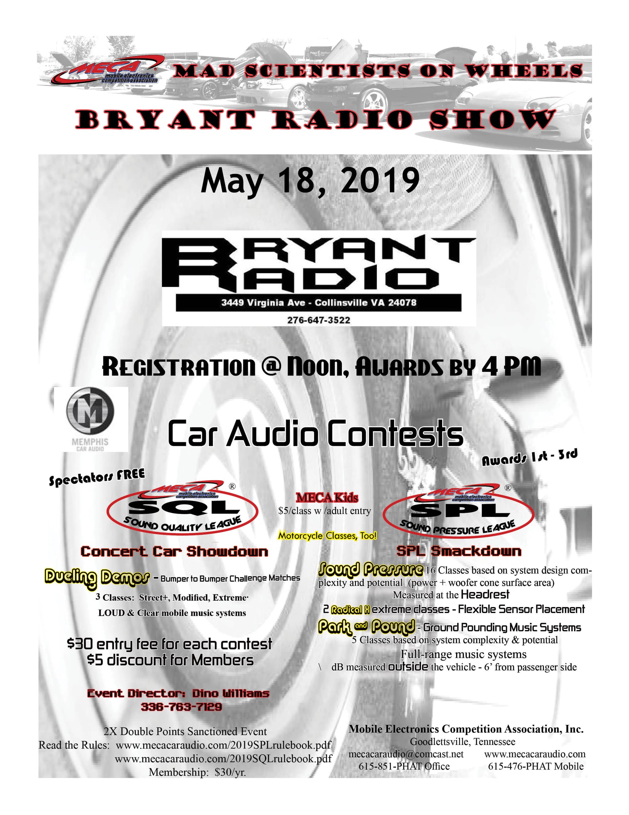 Bryant Radio Show Flyer