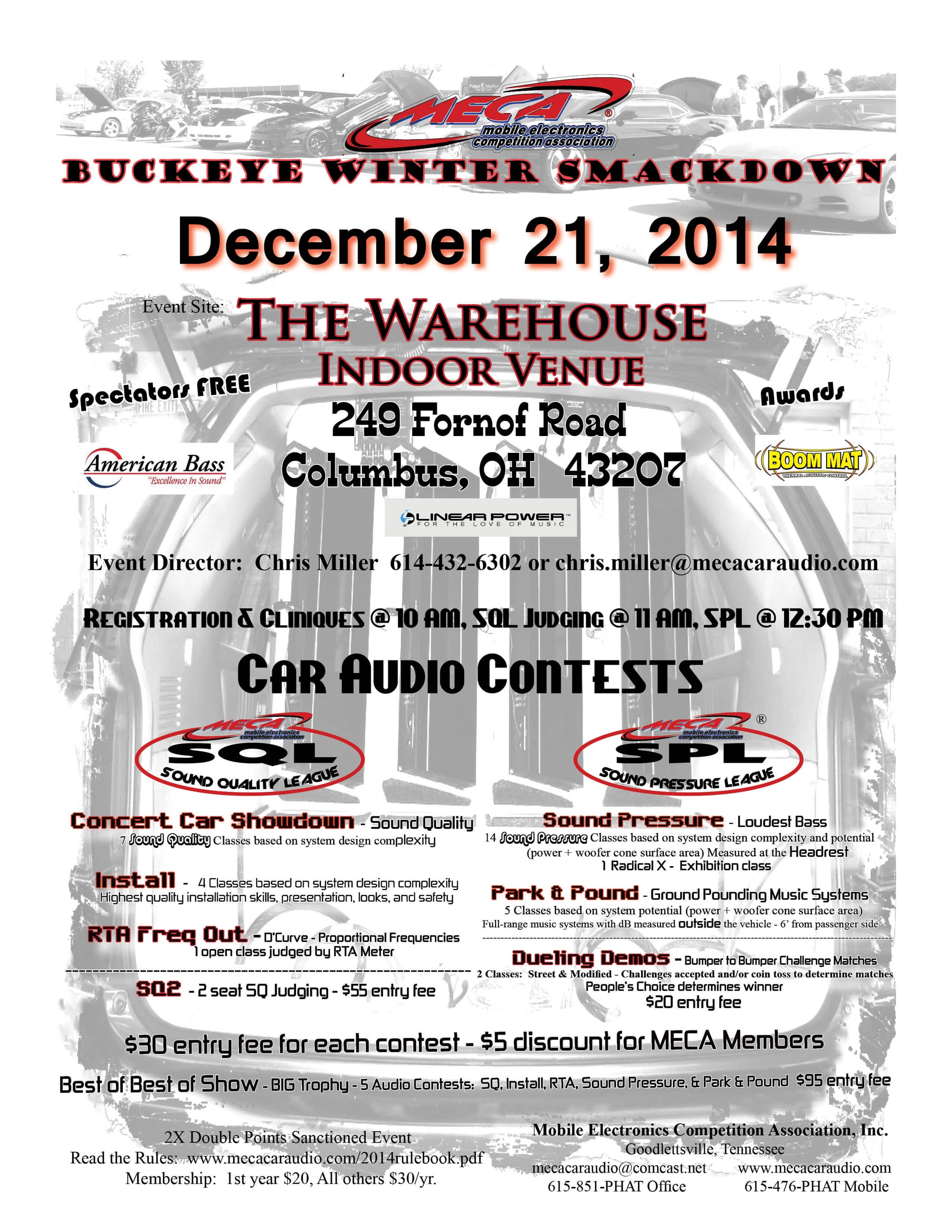 Buckeye Winter Smackdown Flyer