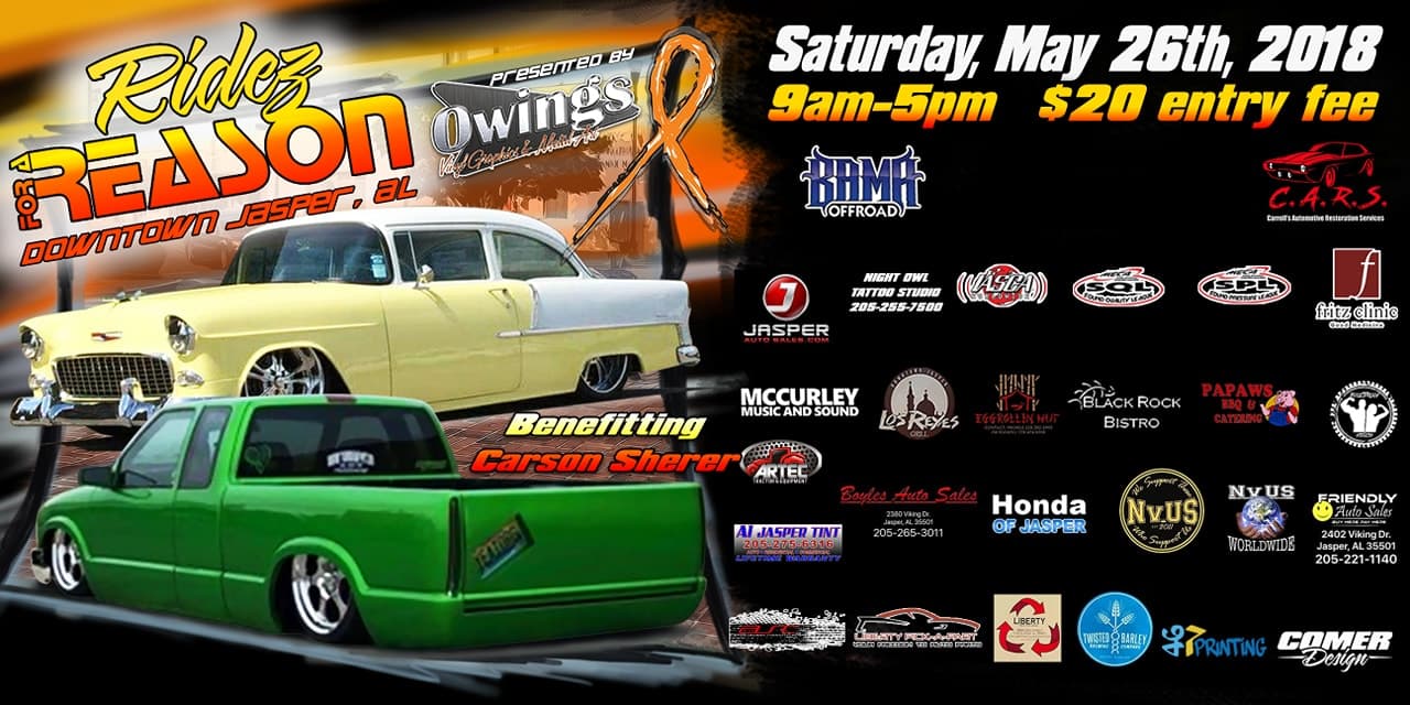 5th Annual Ridez for A Reason Flyer