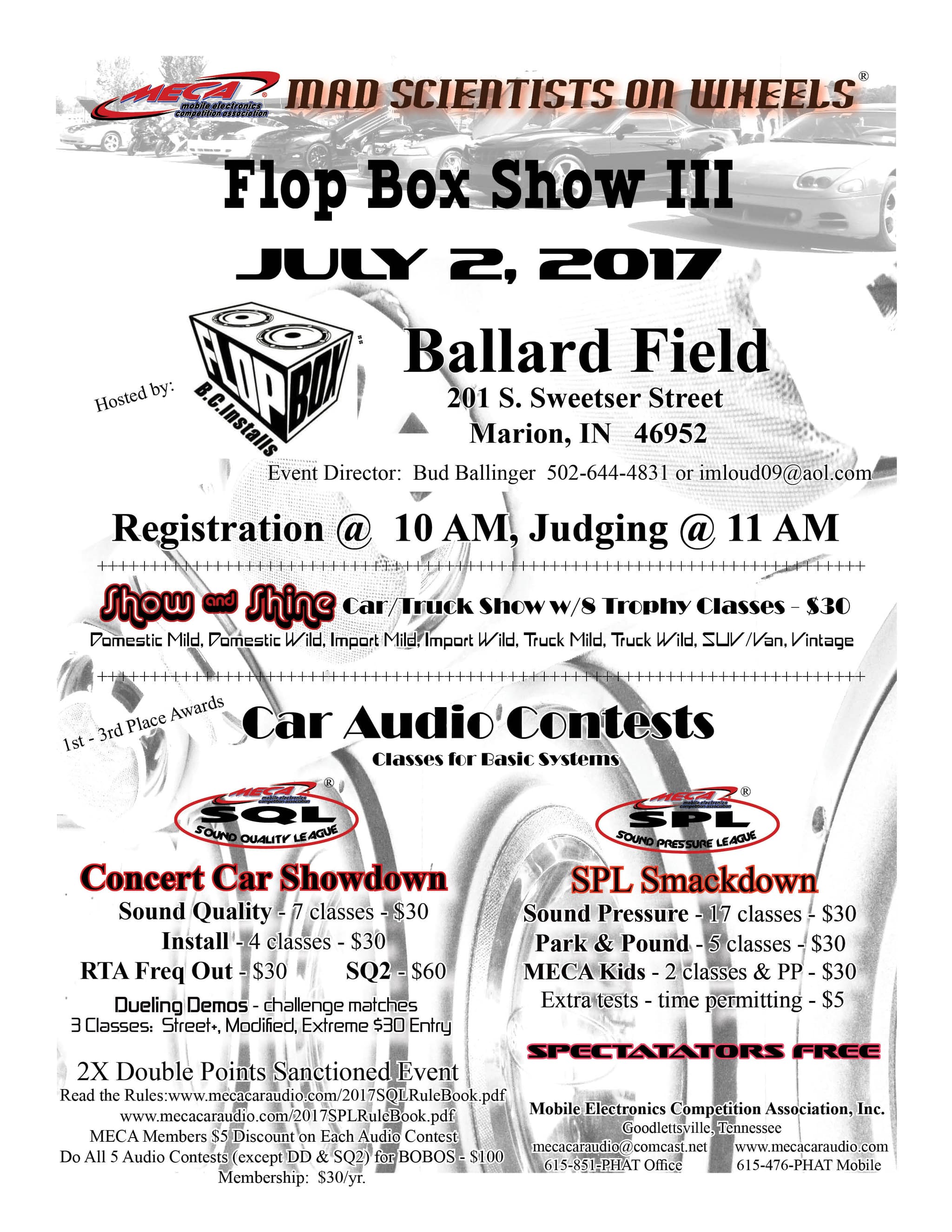 Flop Box Show III Flyer