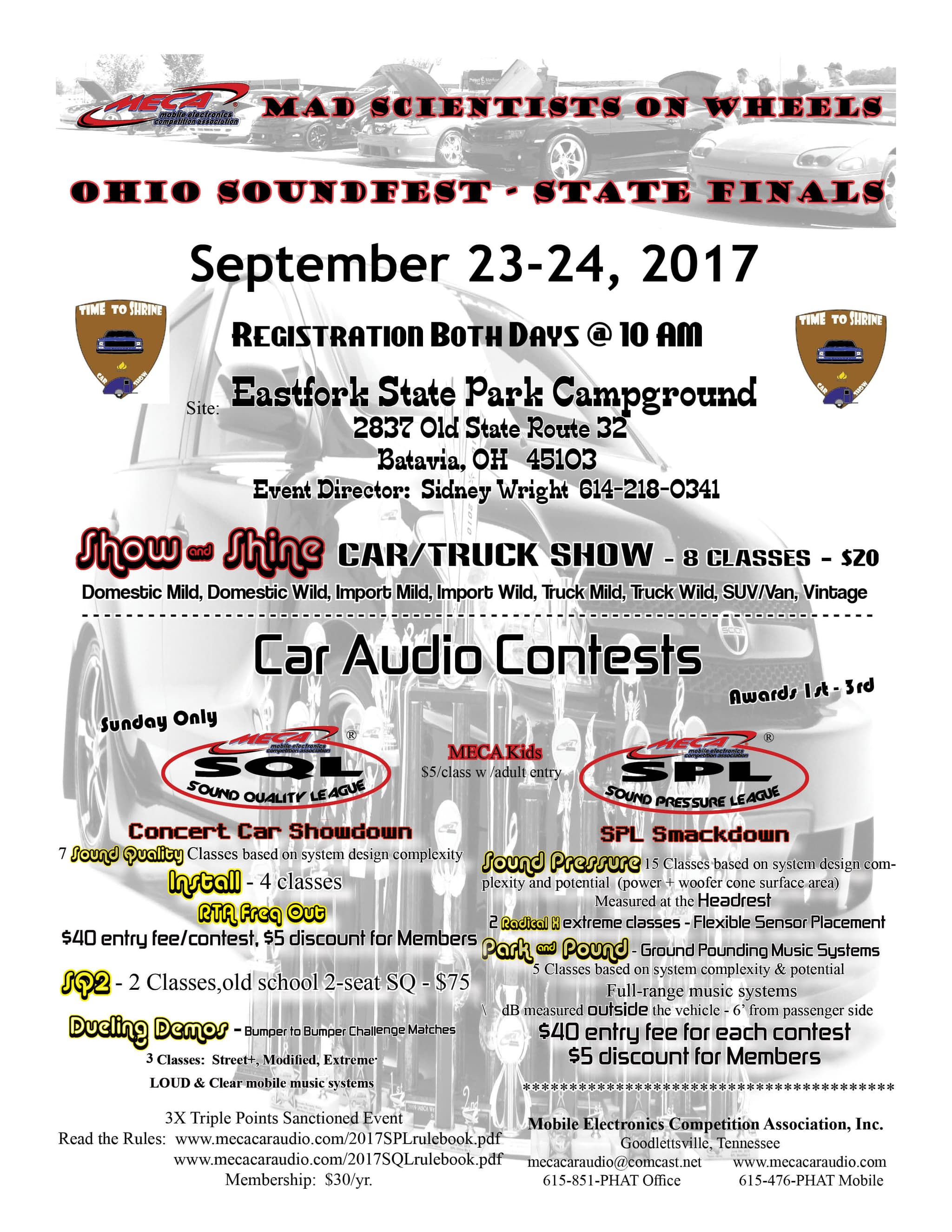 Ohio Soundfest - State Finals @ Time to Shrine Flyer