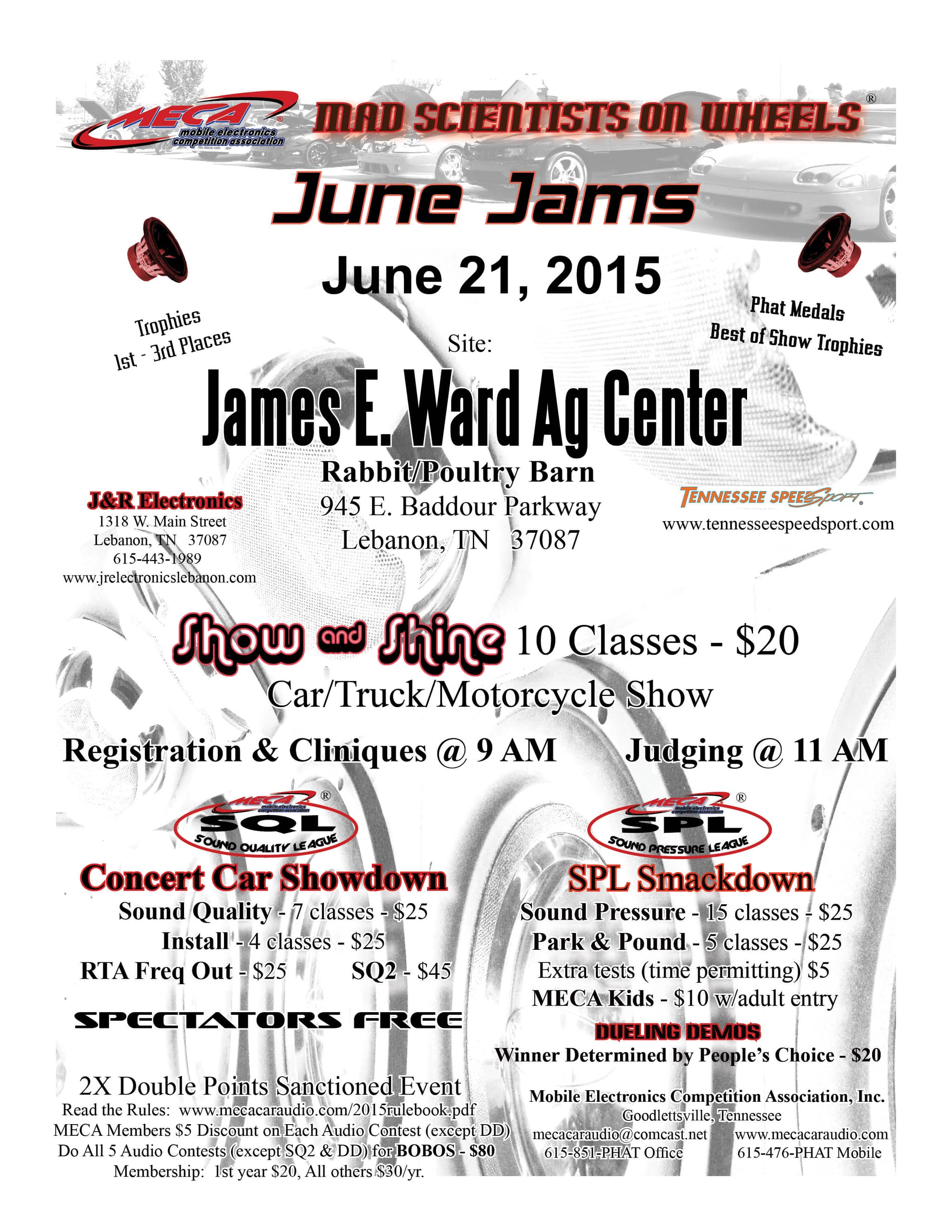 June Jams Flyer