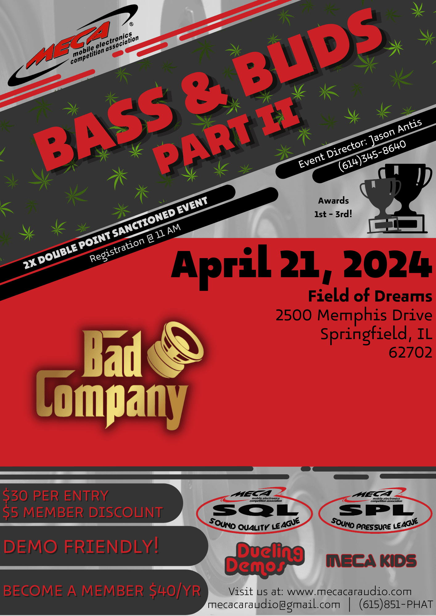 Bass & Buds Part II Flyer
