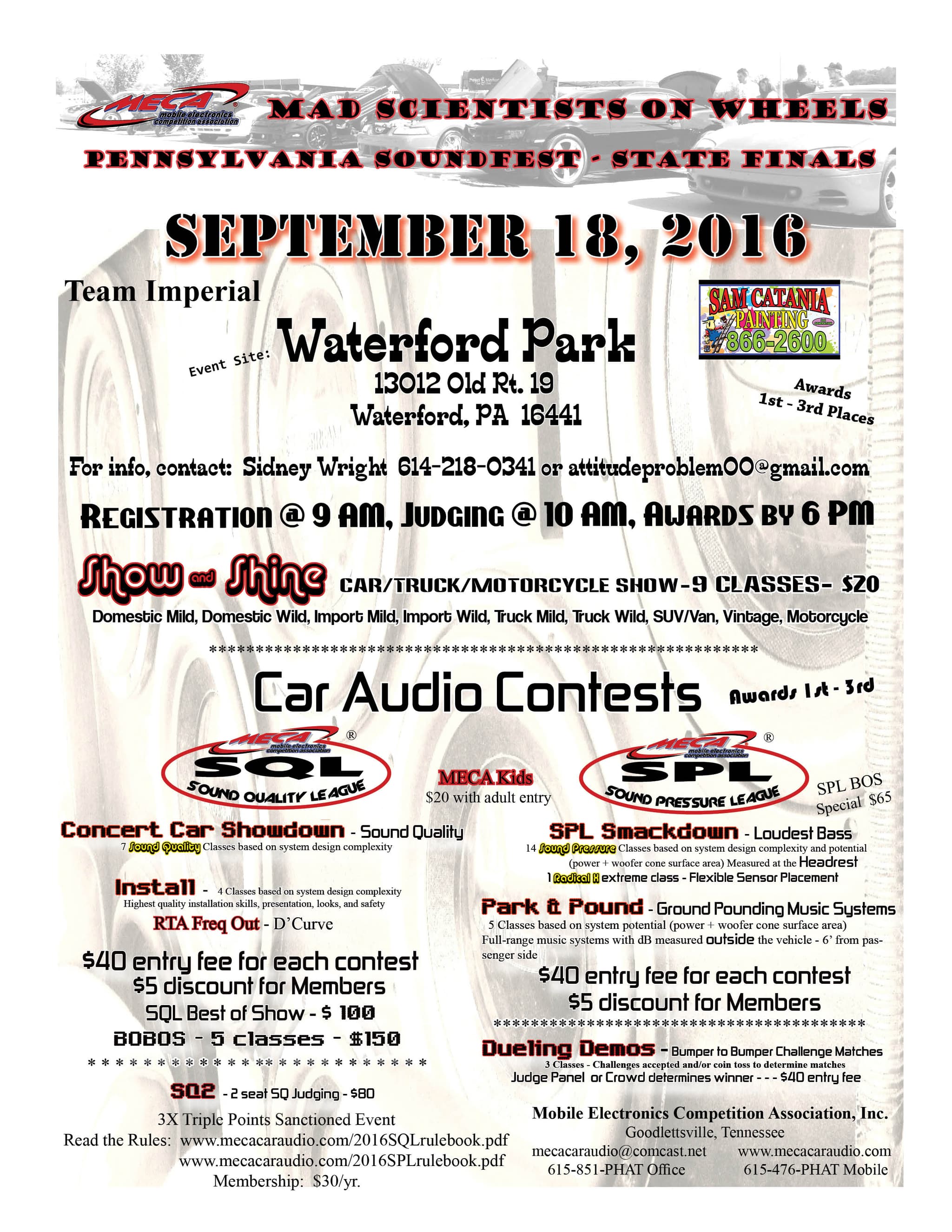 Pennsylvania Soundfest - State Finals Flyer