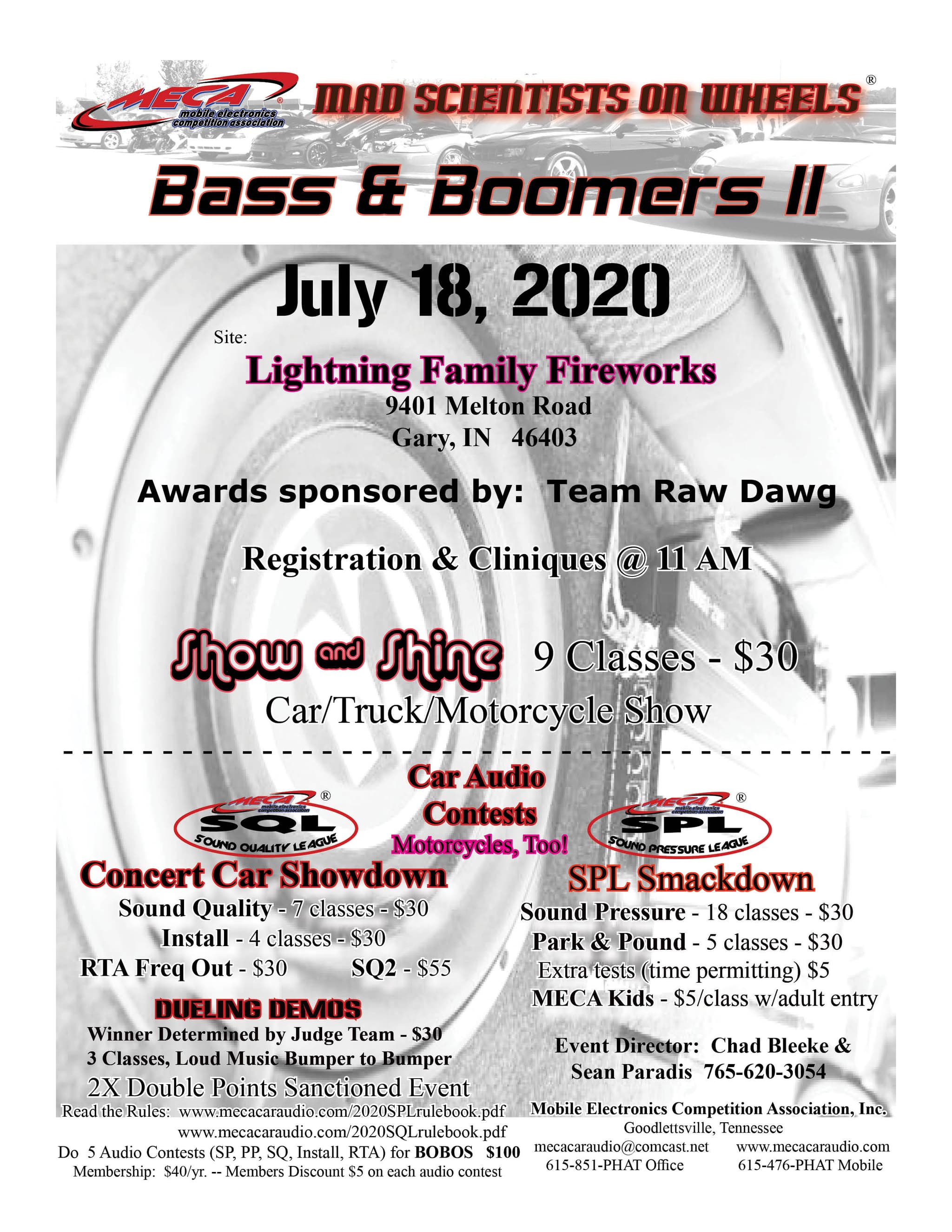 Bass & Boomers II Flyer