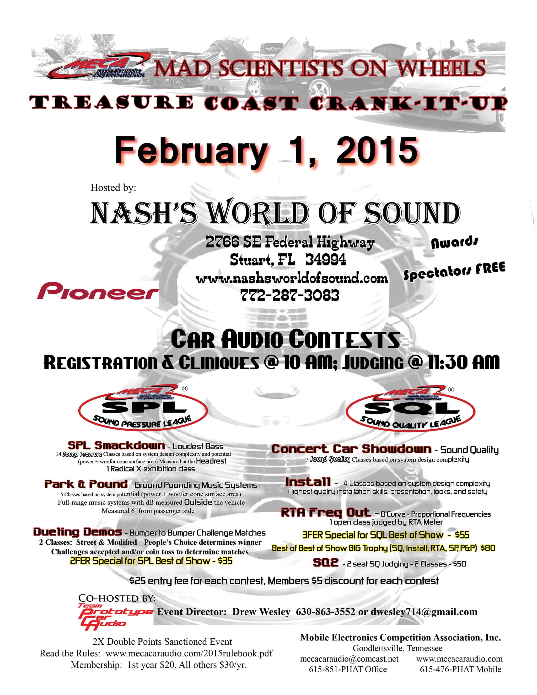 Treasure Coast Crank-It-Up Flyer