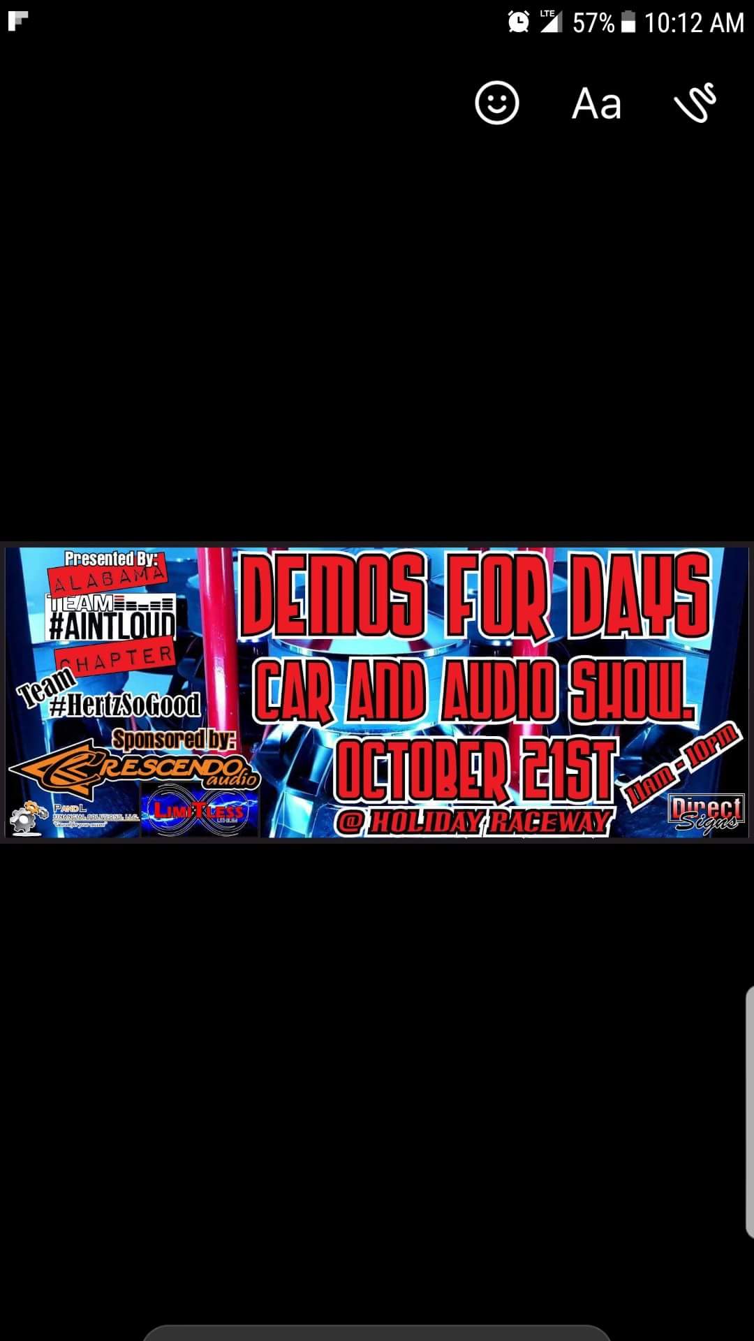 Demos For Days Car and Audio Show Flyer