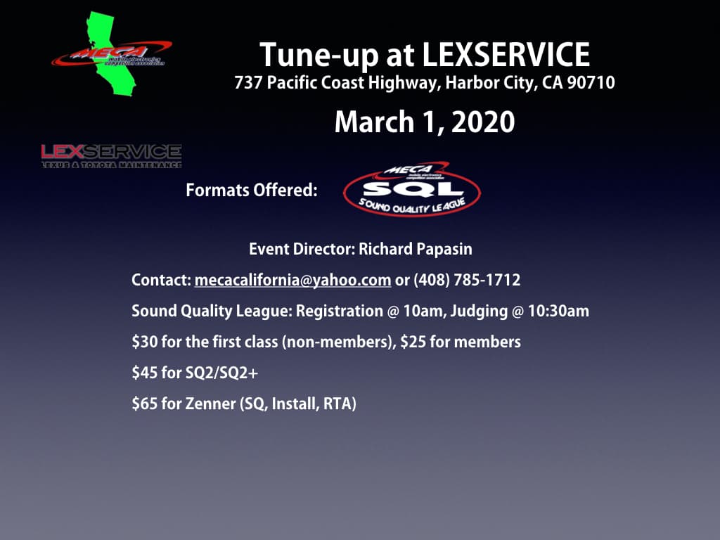 Tune-up at LEXSERVICE Flyer