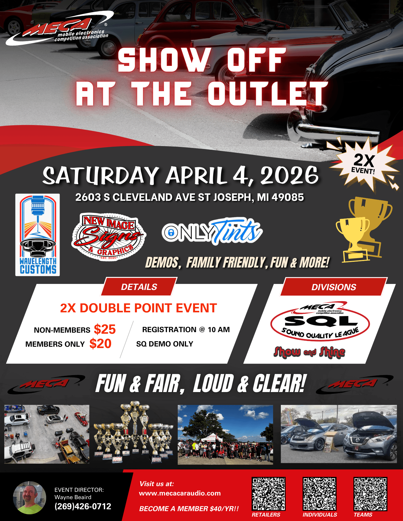 Show Off at The Outlet Flyer