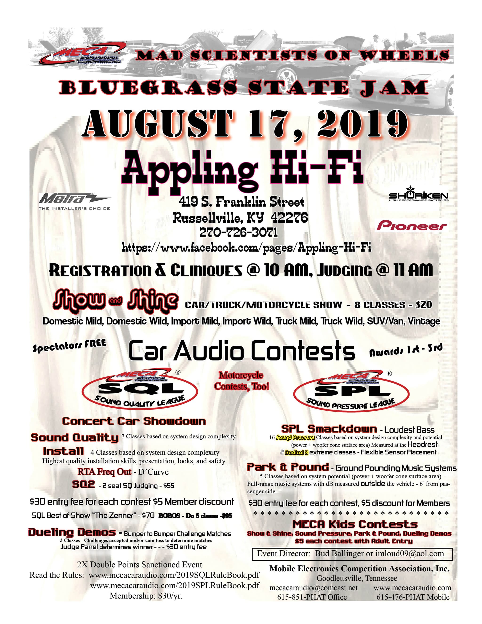 Bluegrass State Jam Flyer