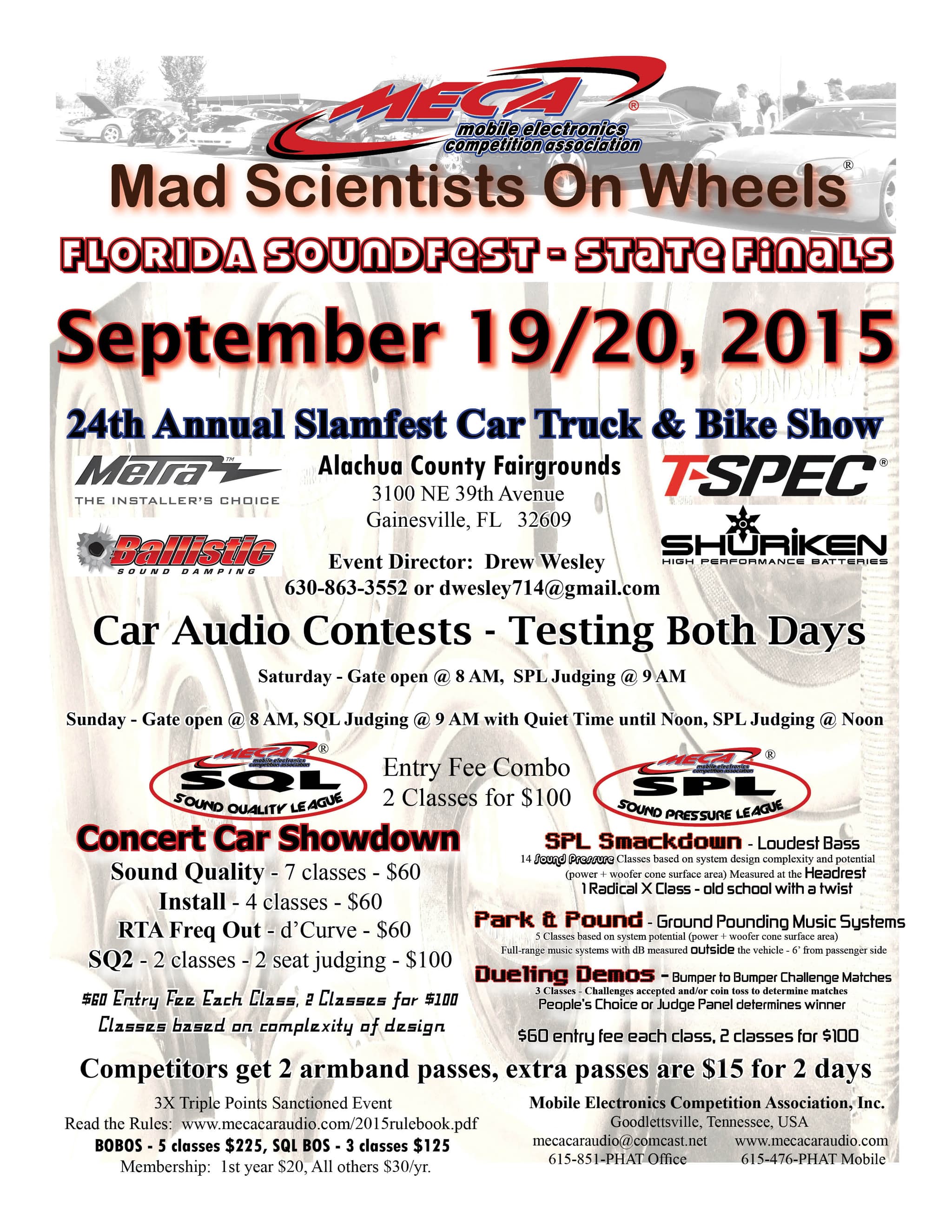 Florida Soundfest - State Finals @ Slamfest Flyer