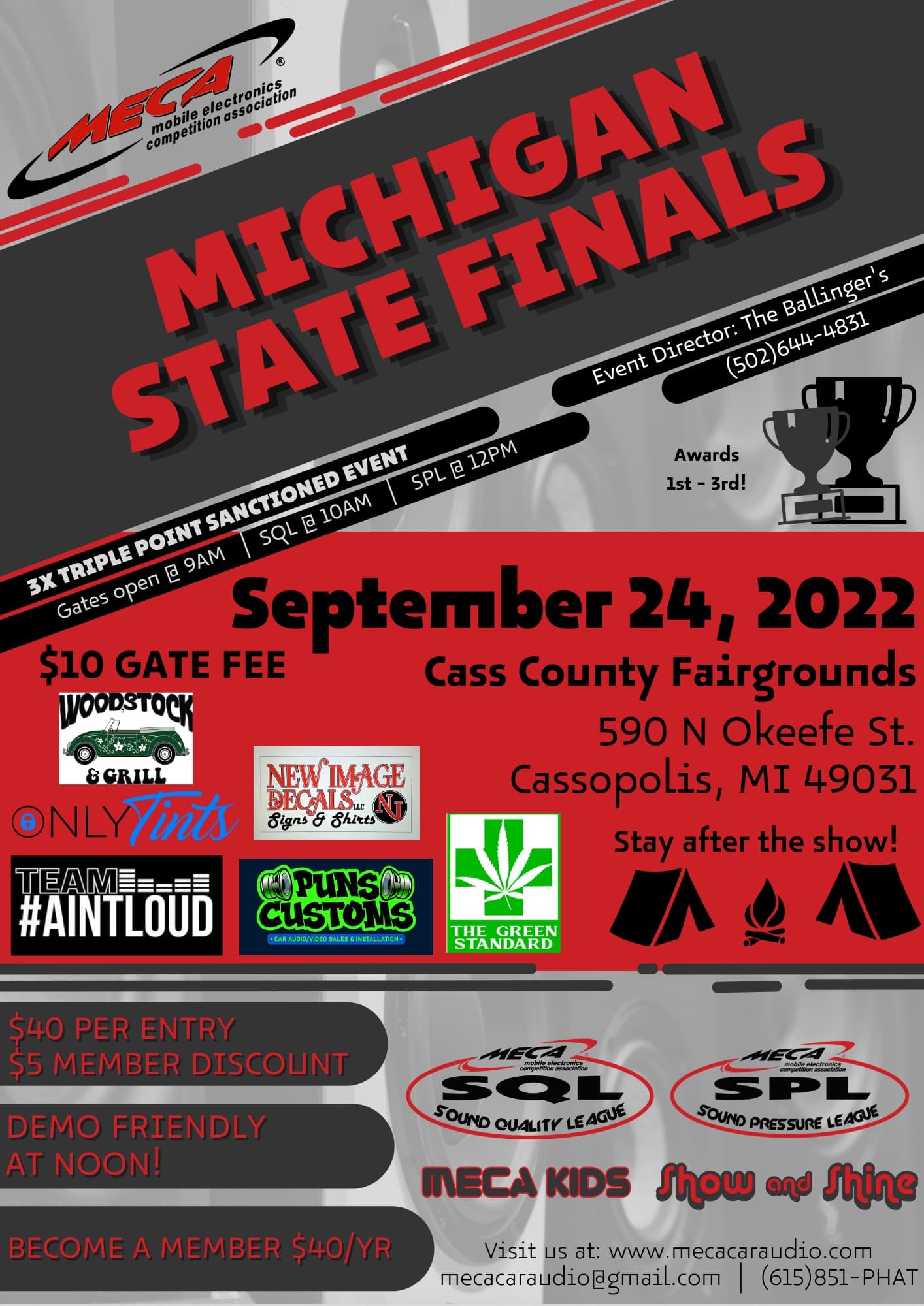 Michigan State Finals Flyer