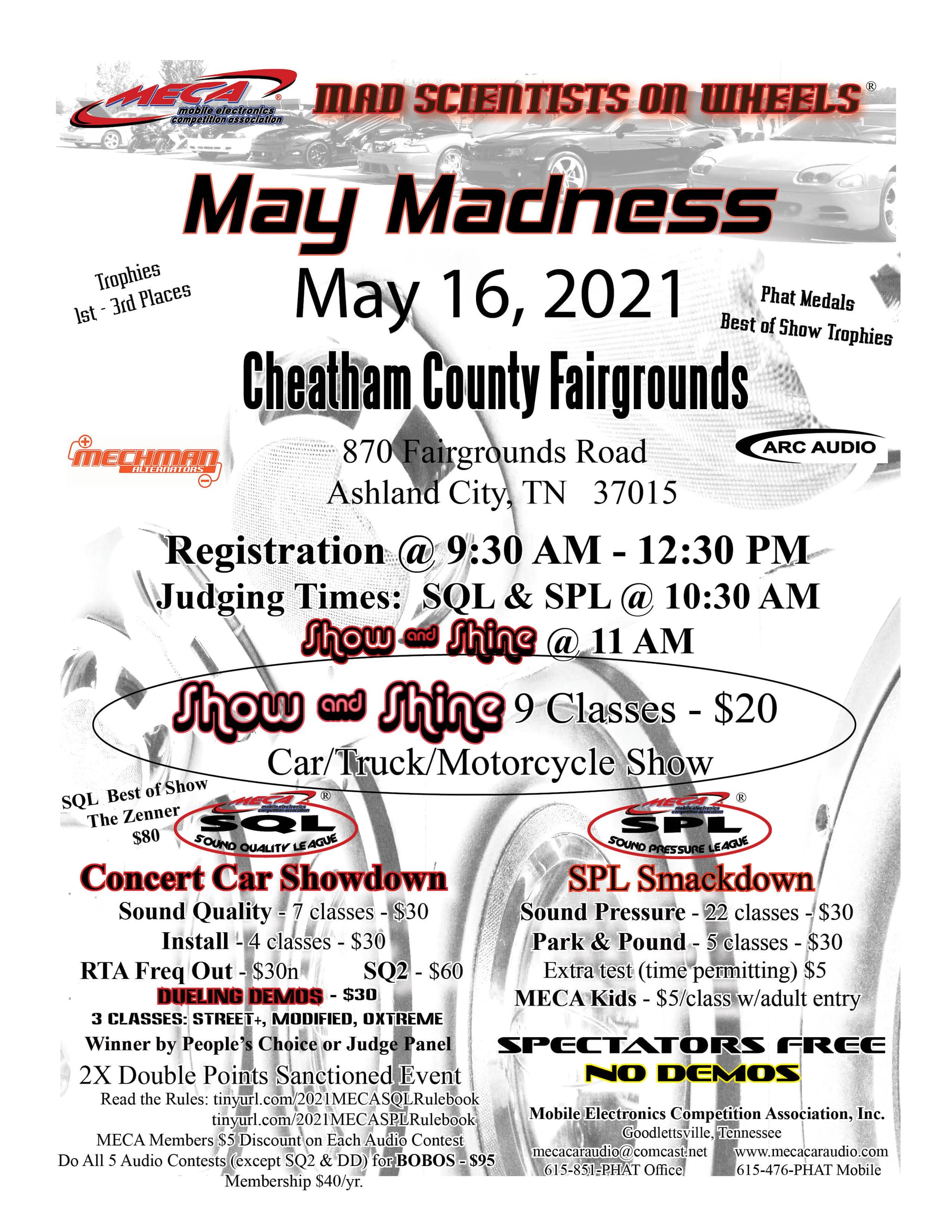 May Madness Flyer