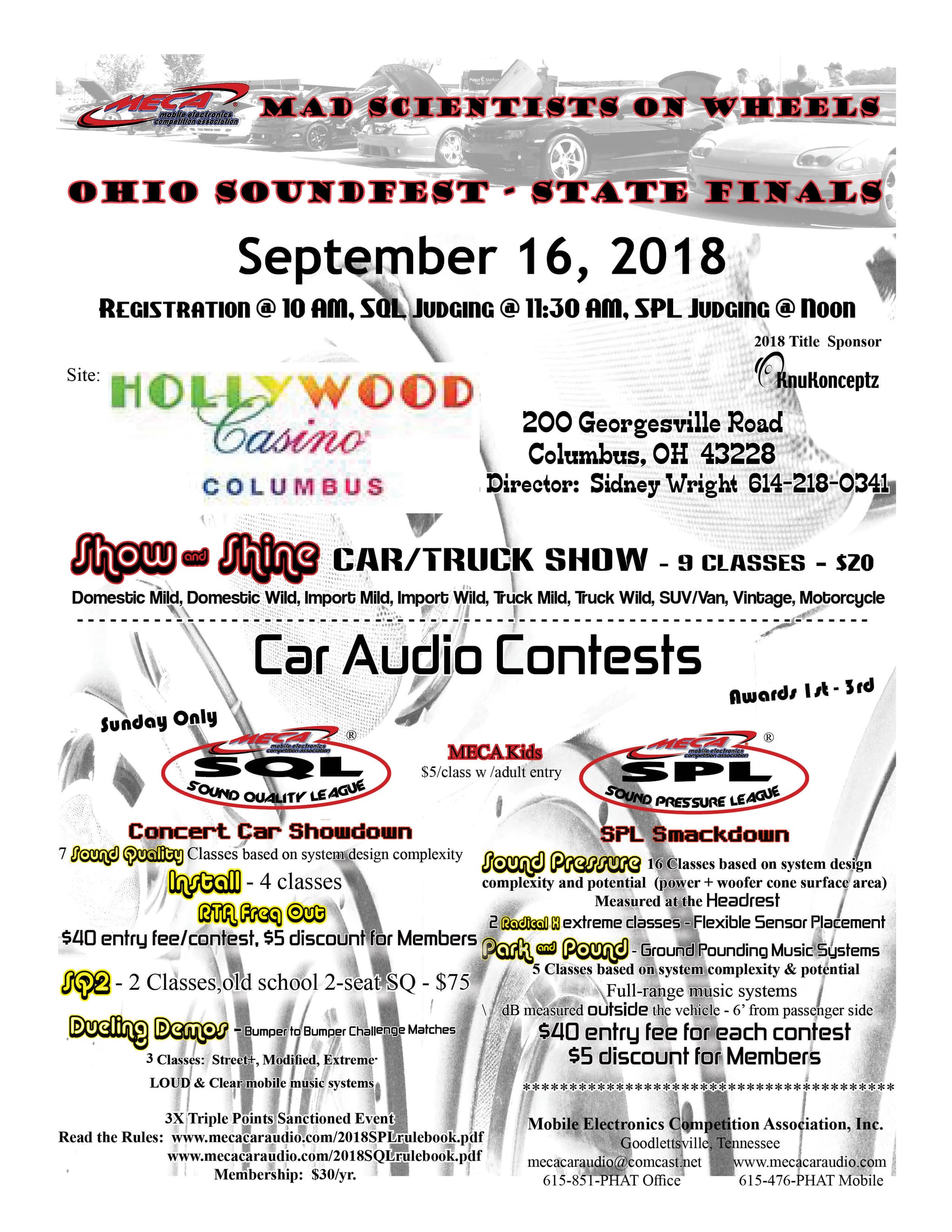 Ohio Soundfest - State Finals Flyer