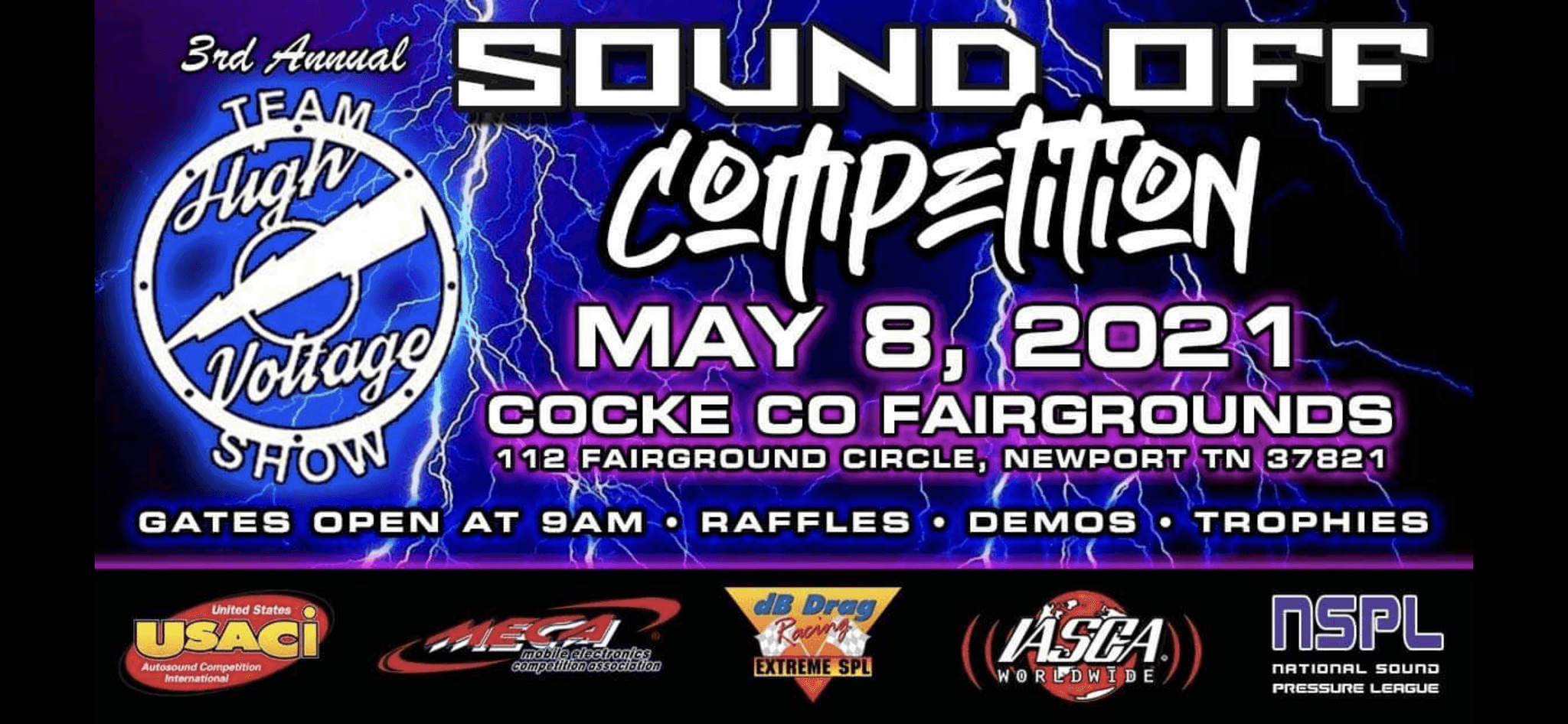 3rd Annual High Voltage Show Flyer