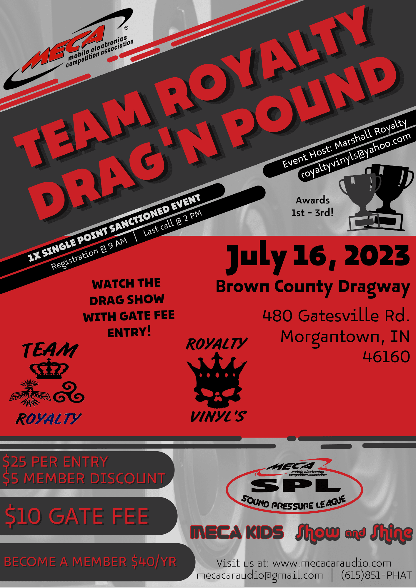 Team Royalty Drag'N Pound Flyer