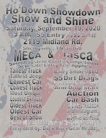 Ho Down Showdown Flyer