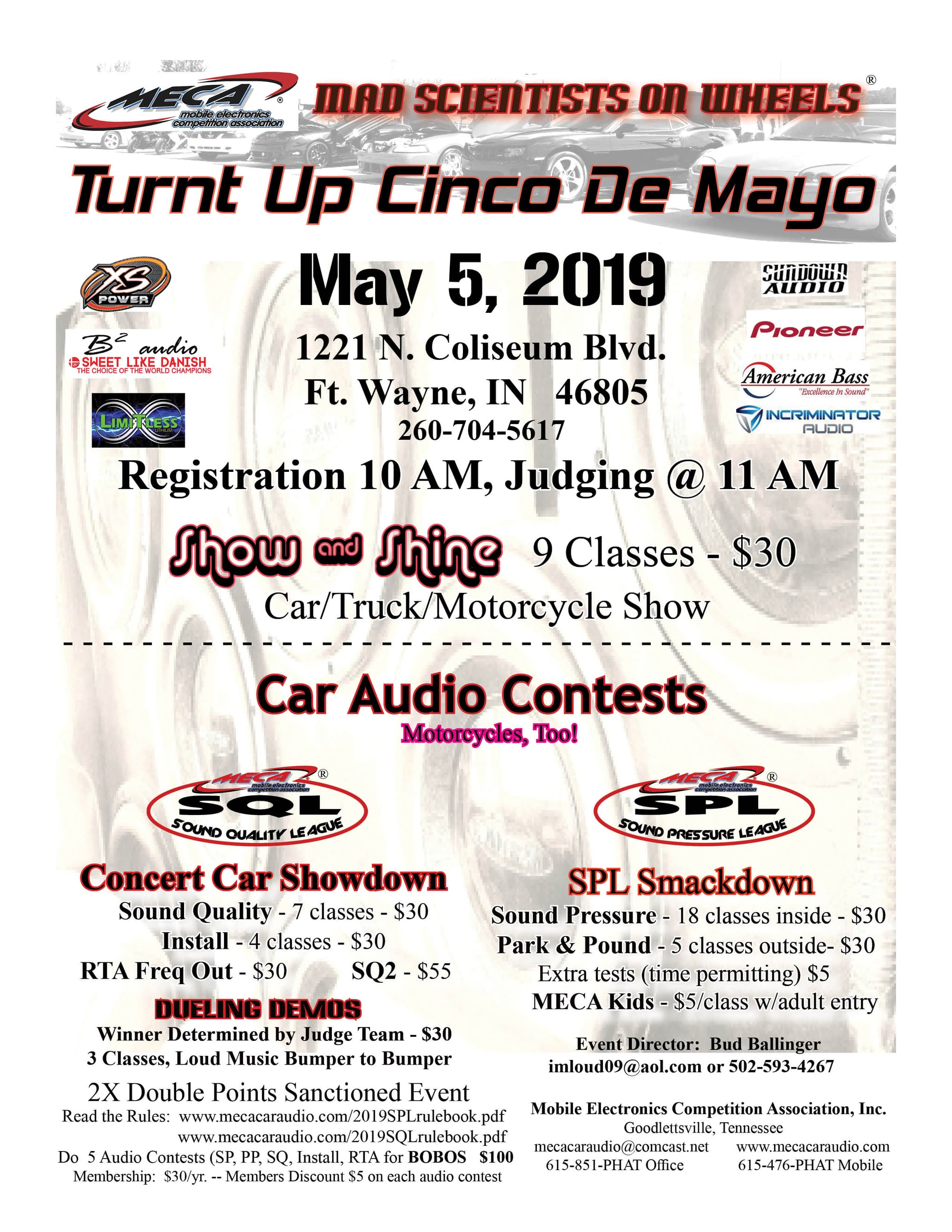 Turnt Up Cinco De Mayo Show Flyer