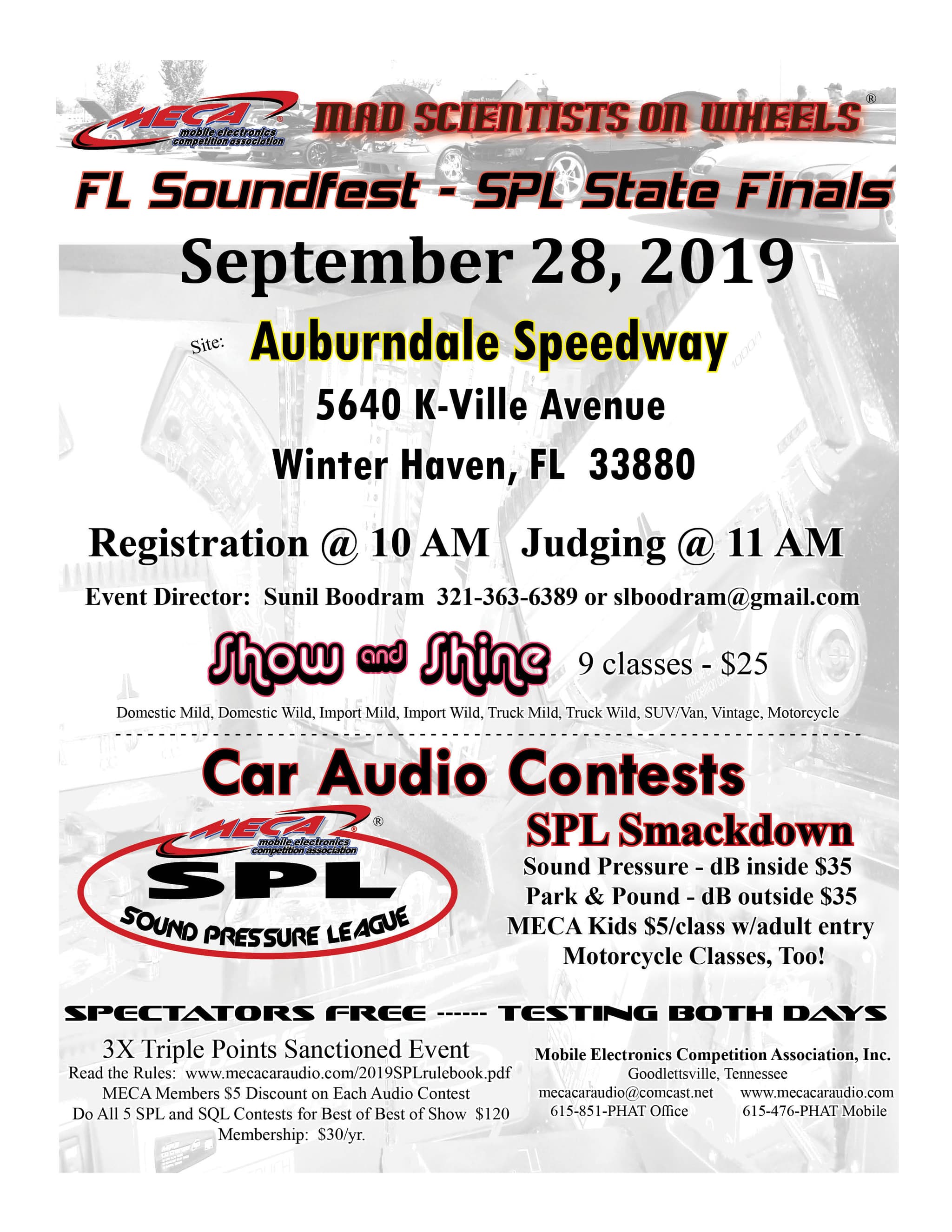 Florida Soundfest - SPL State Finals Flyer