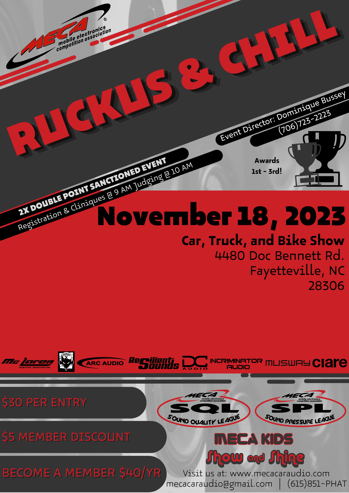 Ruckus & Chill Flyer