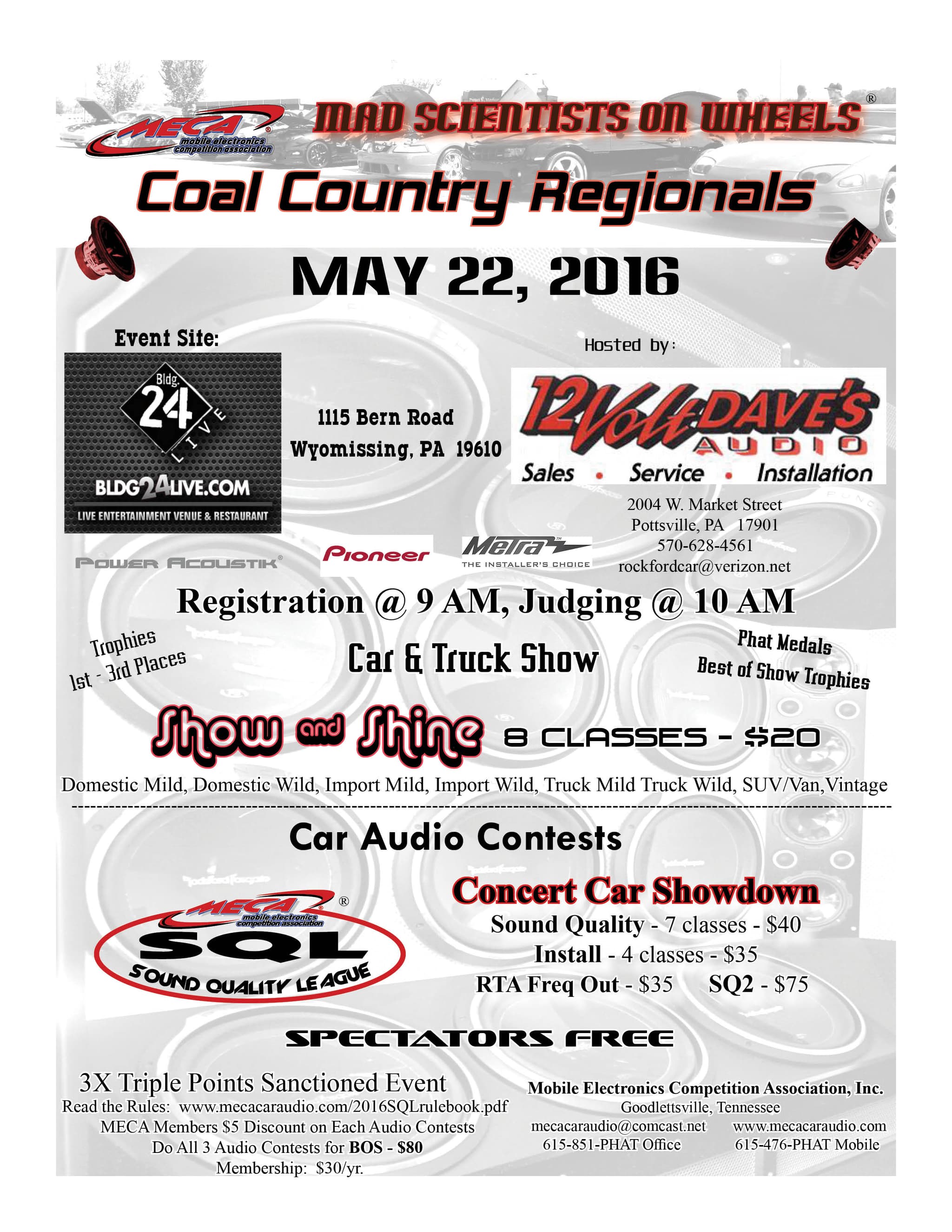 Coal Country Regionals Flyer