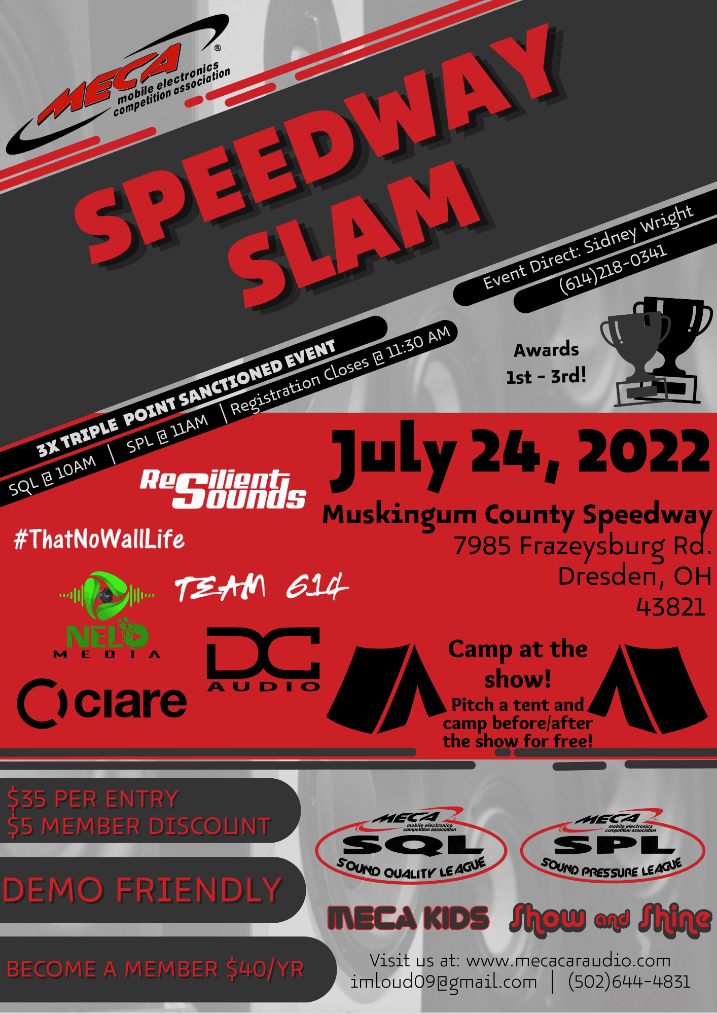 Speedway Slam Flyer