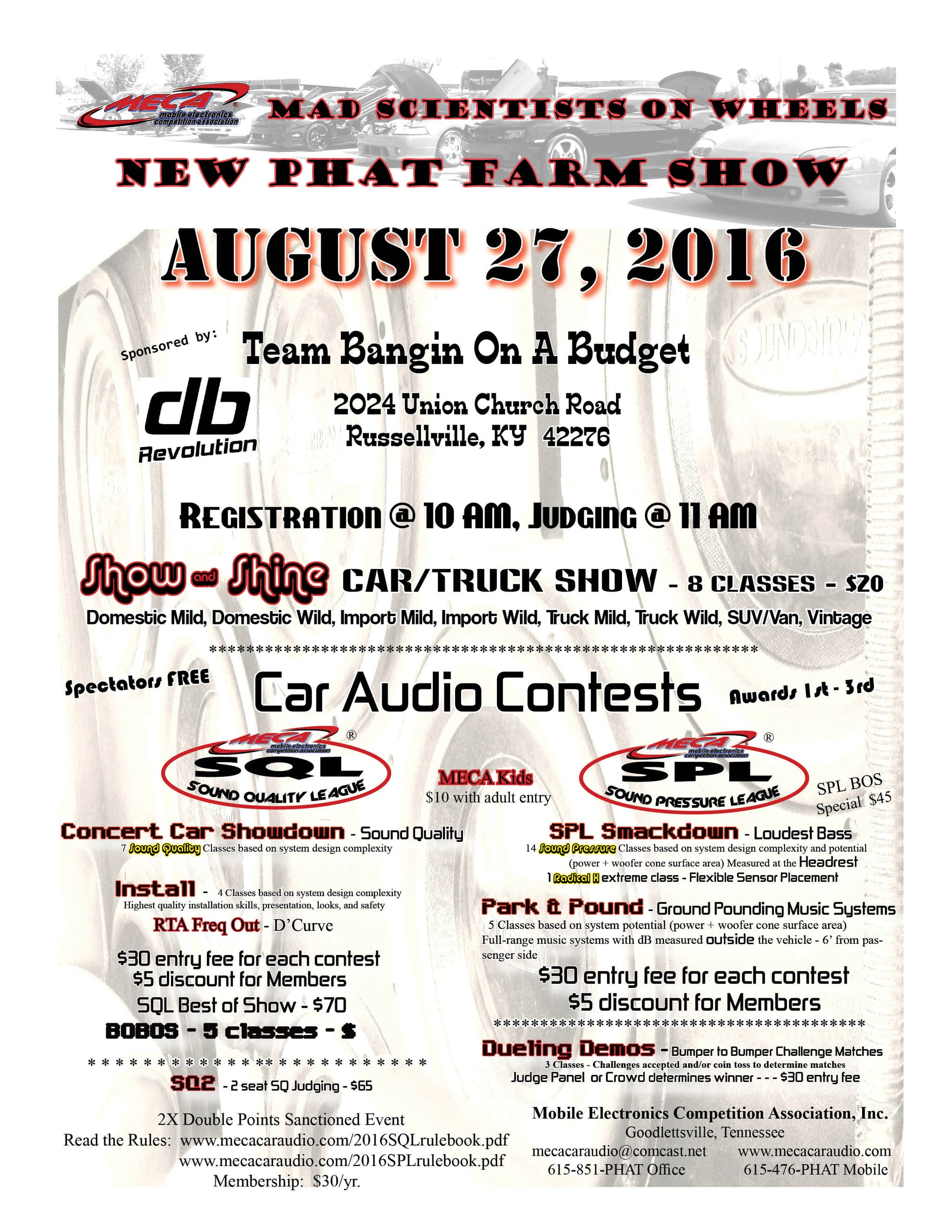 The New Phat Farm Show Flyer