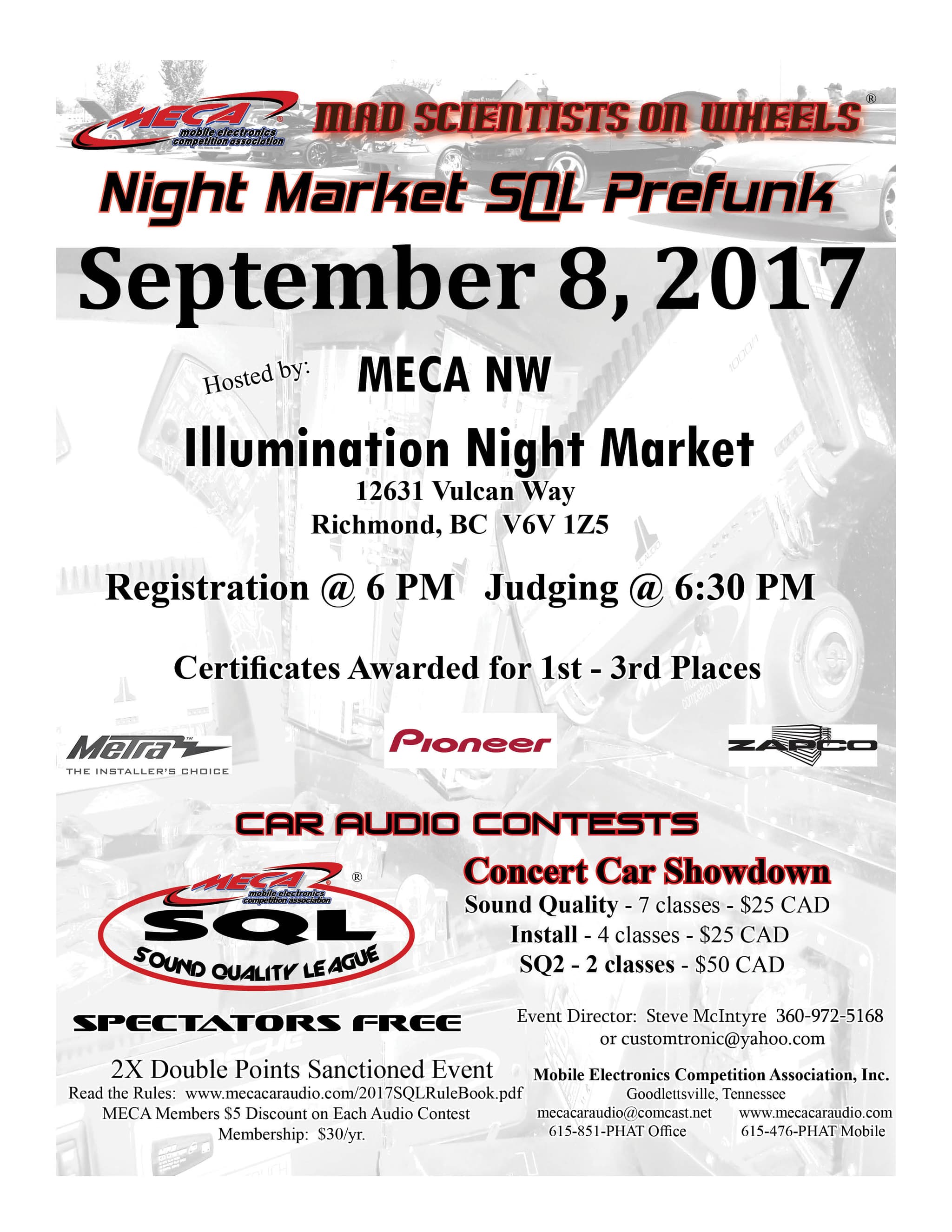 Night Market SQL Prefunk Flyer