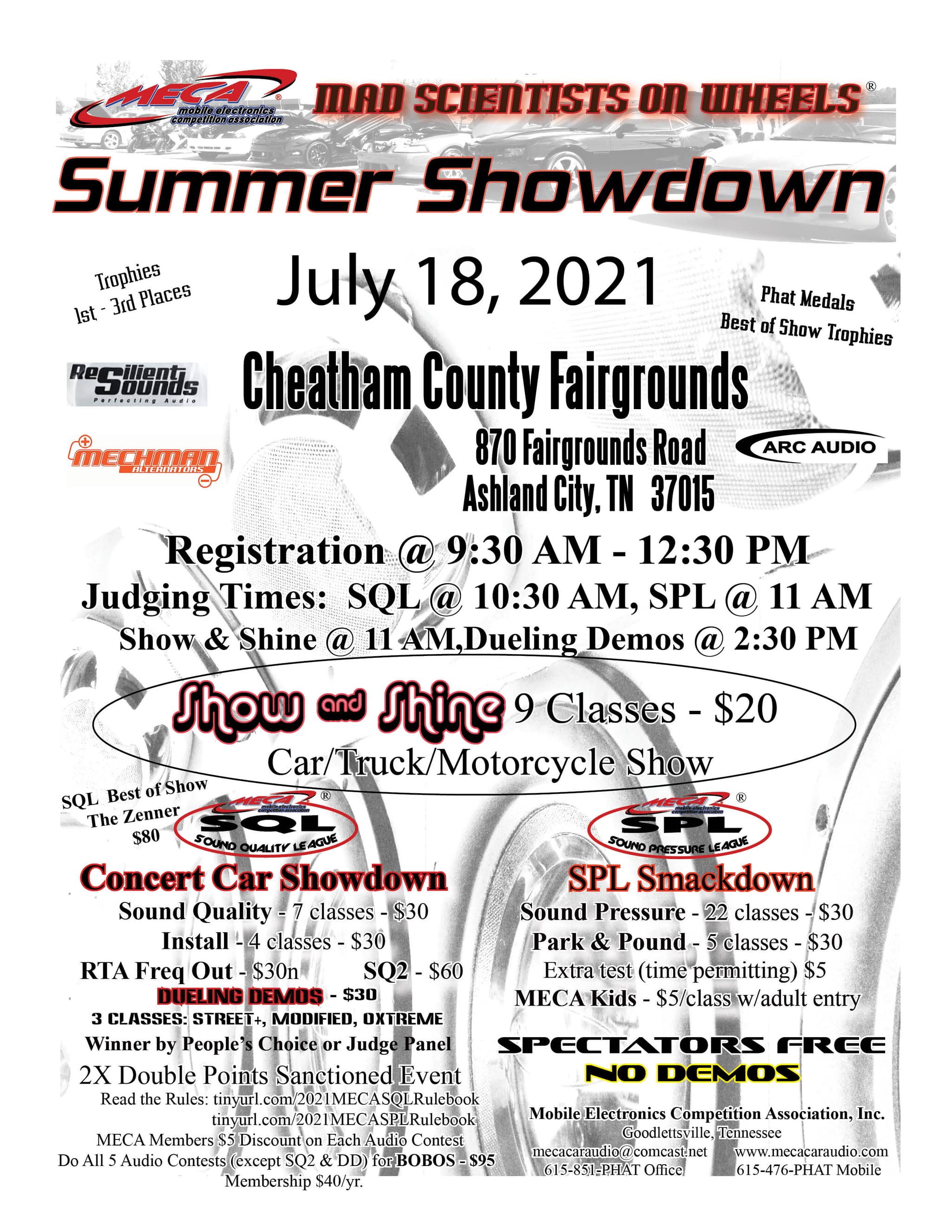 Summer Showdown Flyer