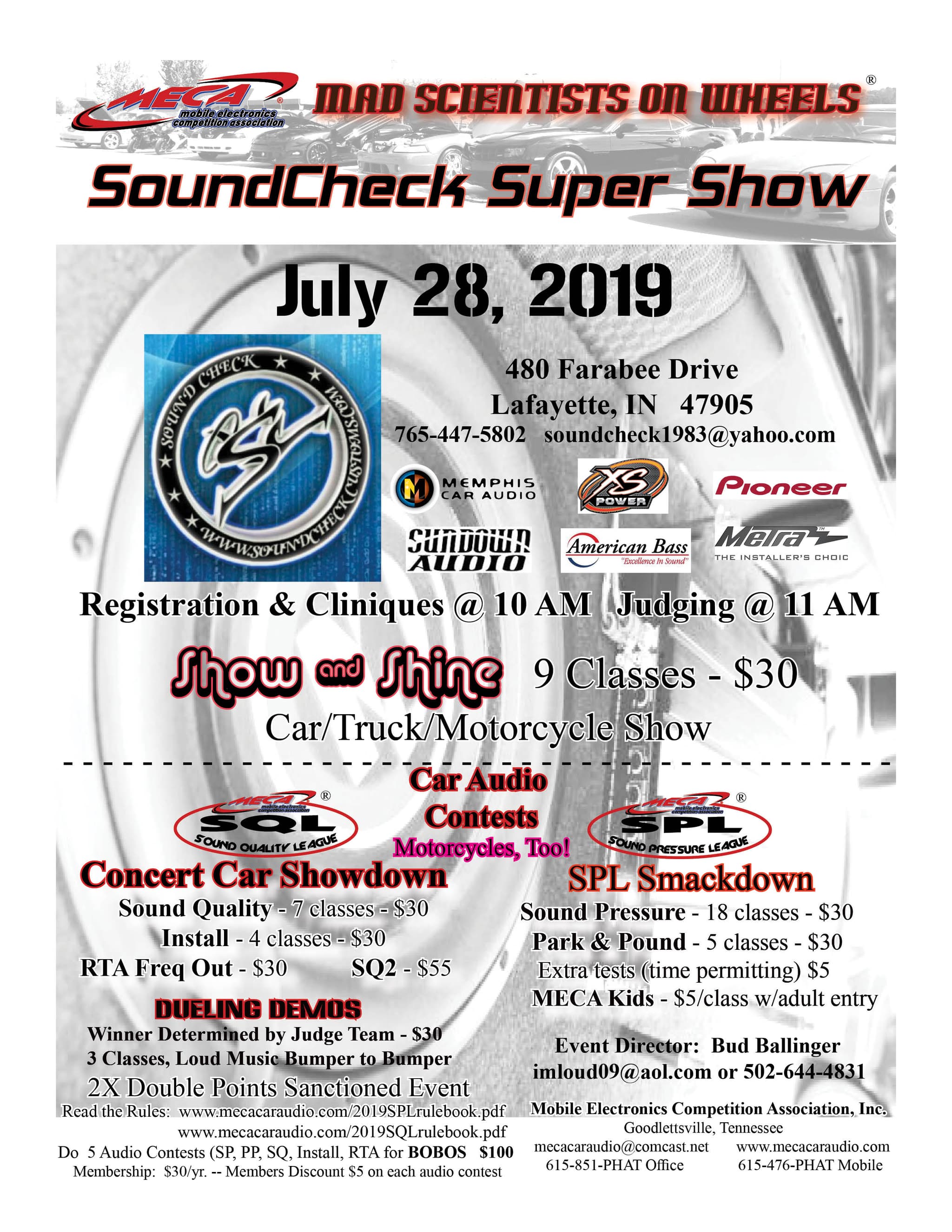 SoundCheck Super Show Flyer