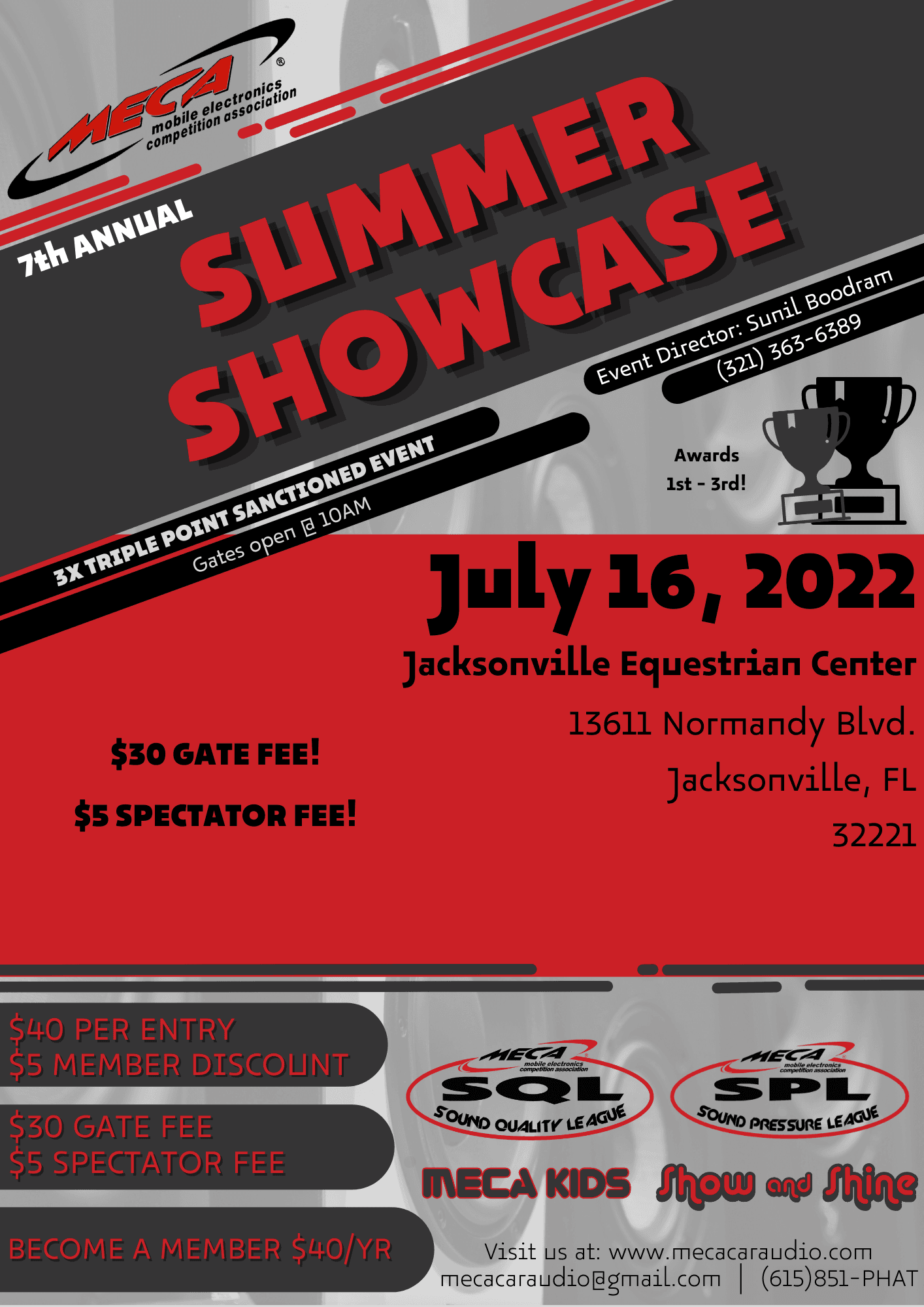 7th Annual Summer Showcase Flyer