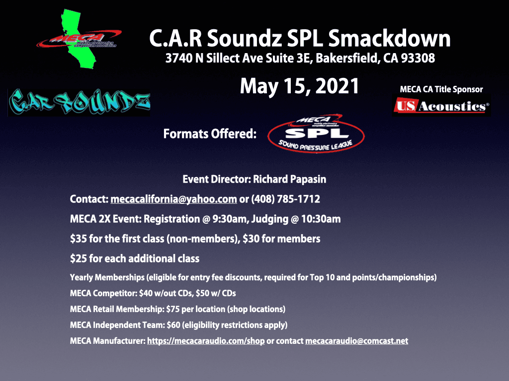 C.A.R Soundz SPL Smackdown Flyer