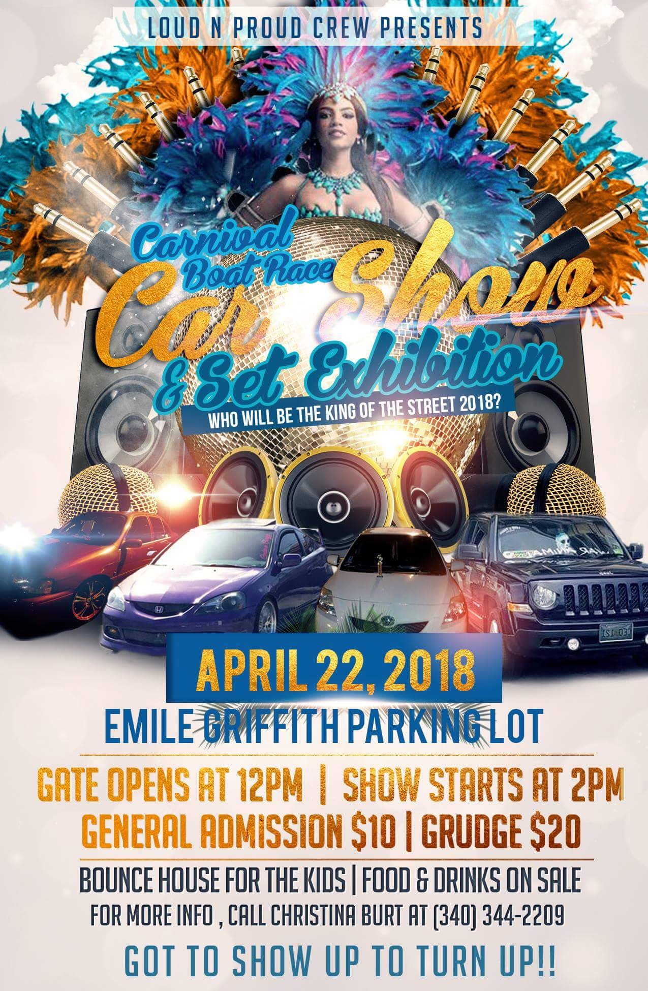 Carnival Boat Race, Show & Set Exhibition Flyer